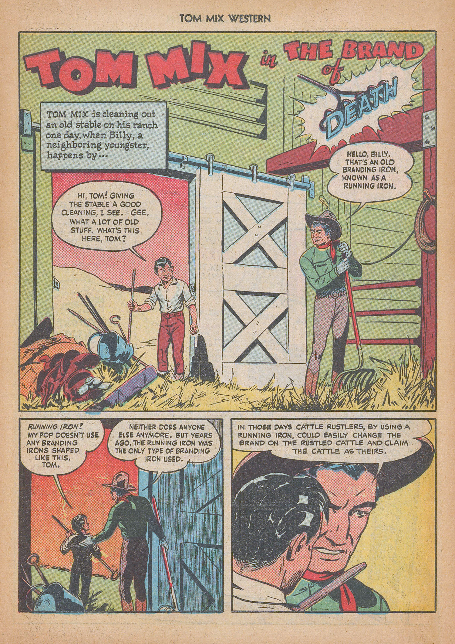 Read online Tom Mix Western (1948) comic -  Issue #14 - 42