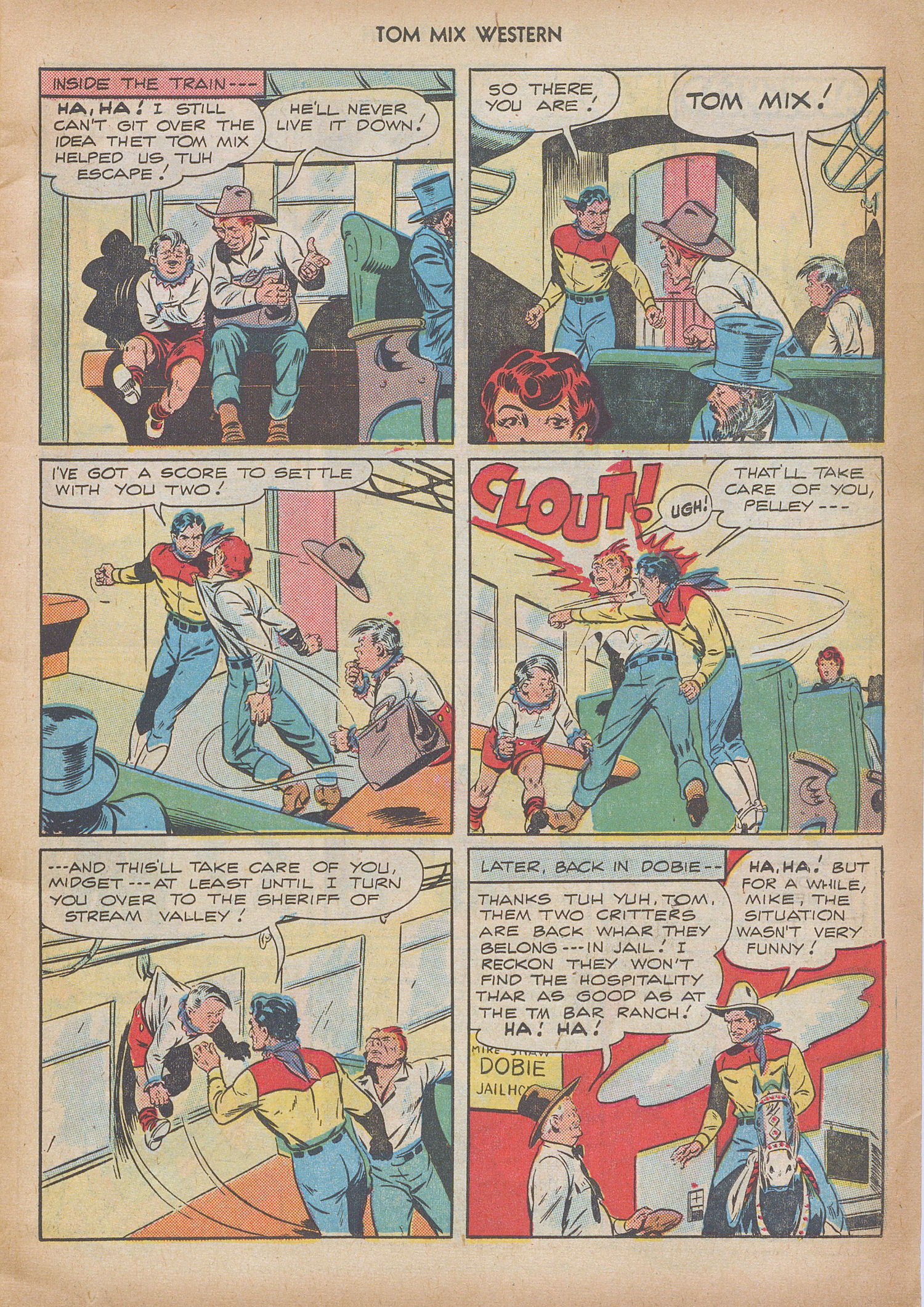 Read online Tom Mix Western (1948) comic -  Issue #9 - 11