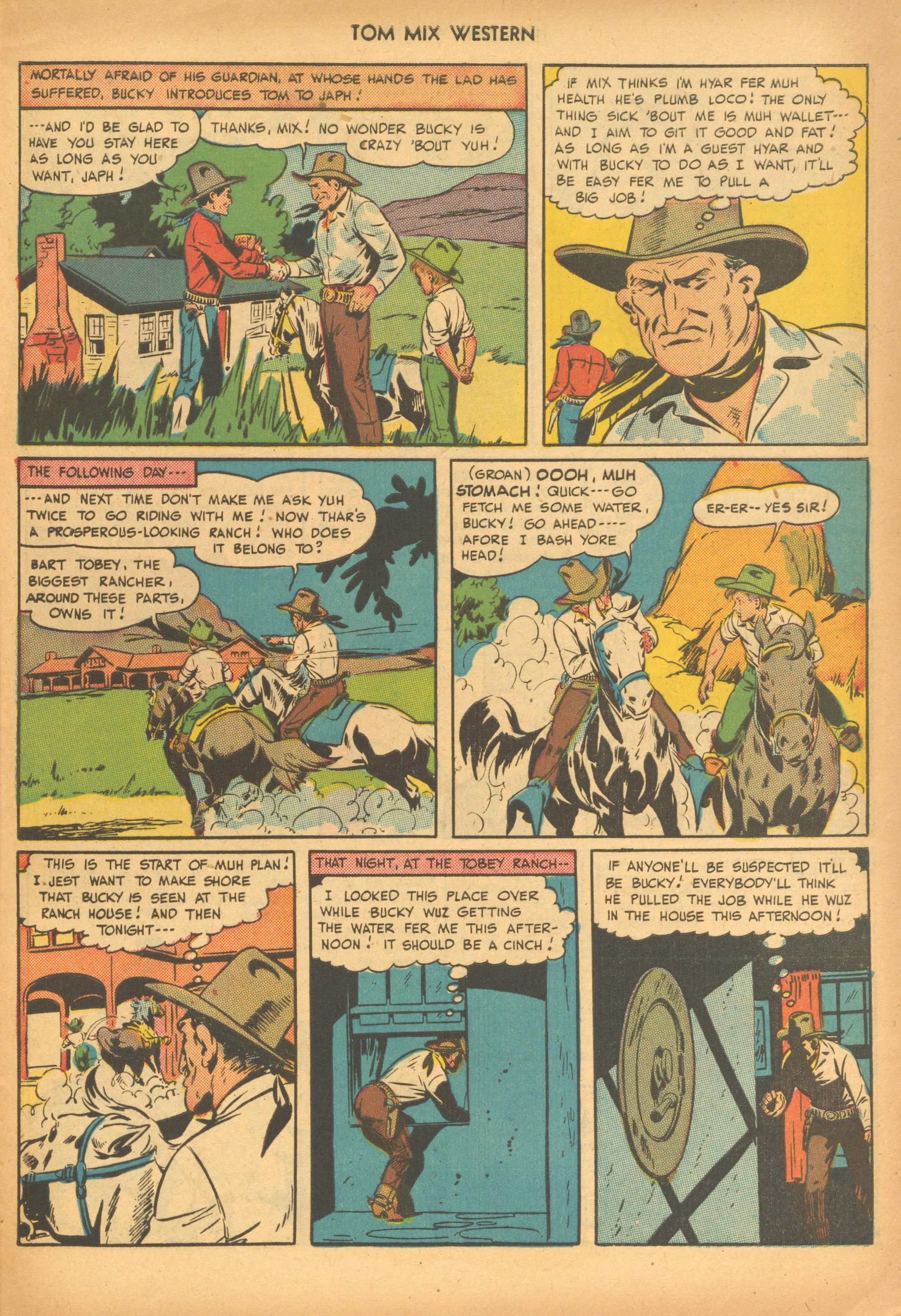 Read online Tom Mix Western (1948) comic -  Issue #20 - 33