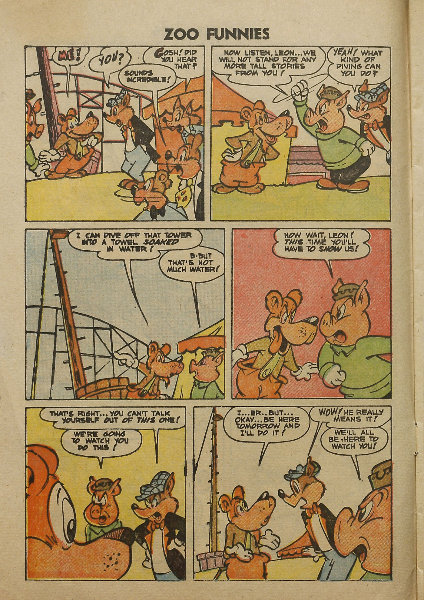 Read online Zoo Funnies comic -  Issue #4 - 7