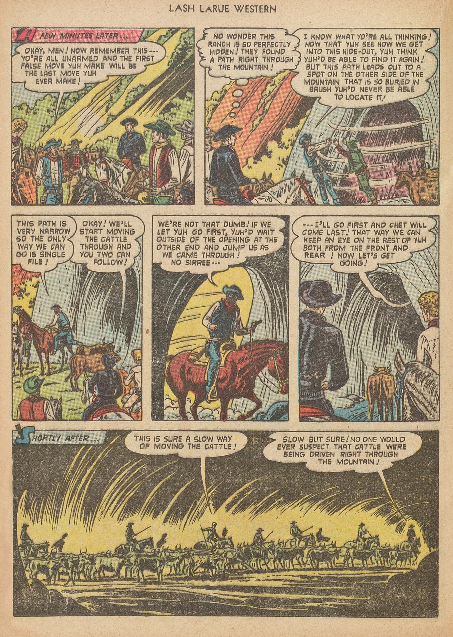 Read online Lash Larue Western (1949) comic -  Issue #40 - 20