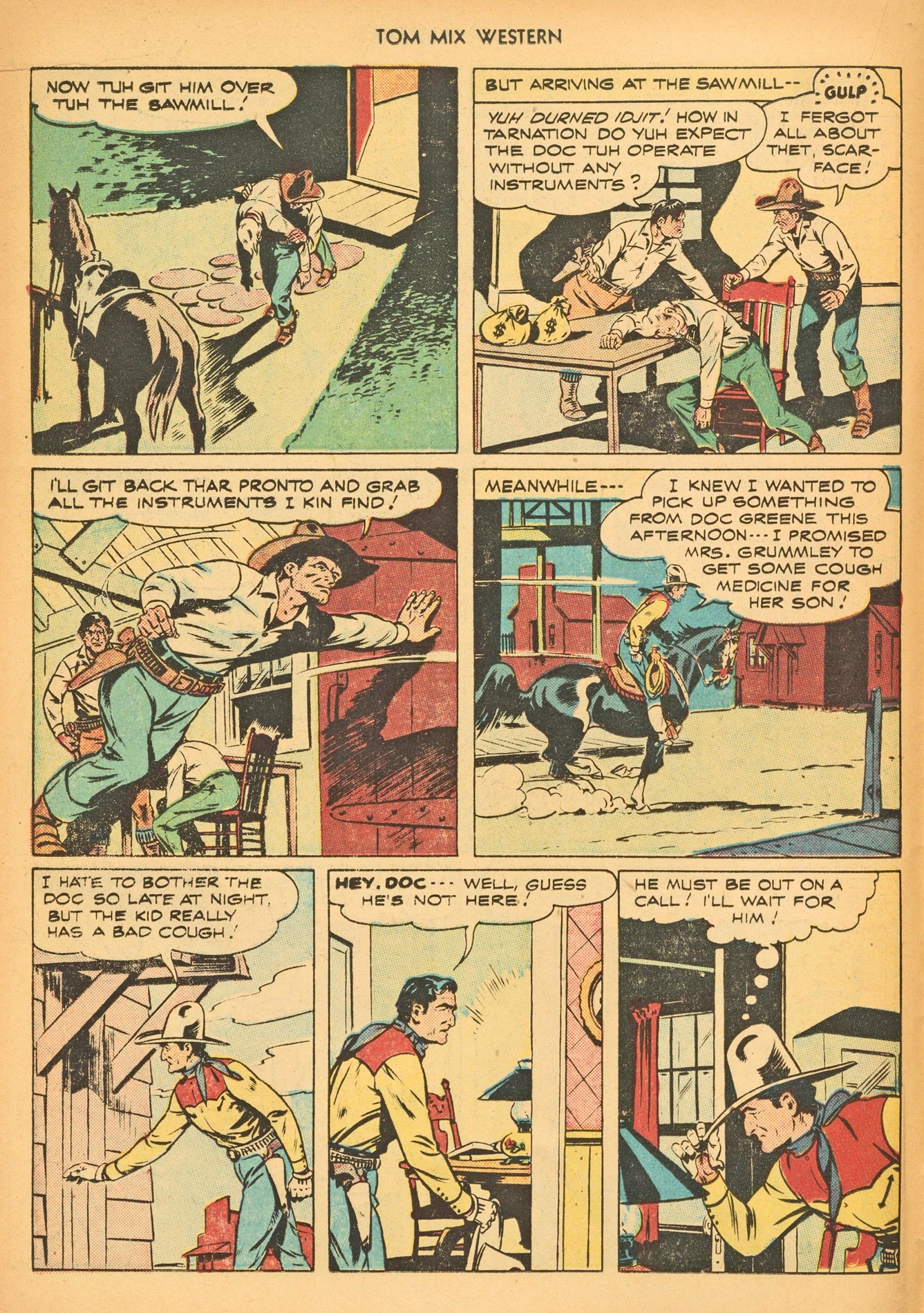 Read online Tom Mix Western (1948) comic -  Issue #3 - 18