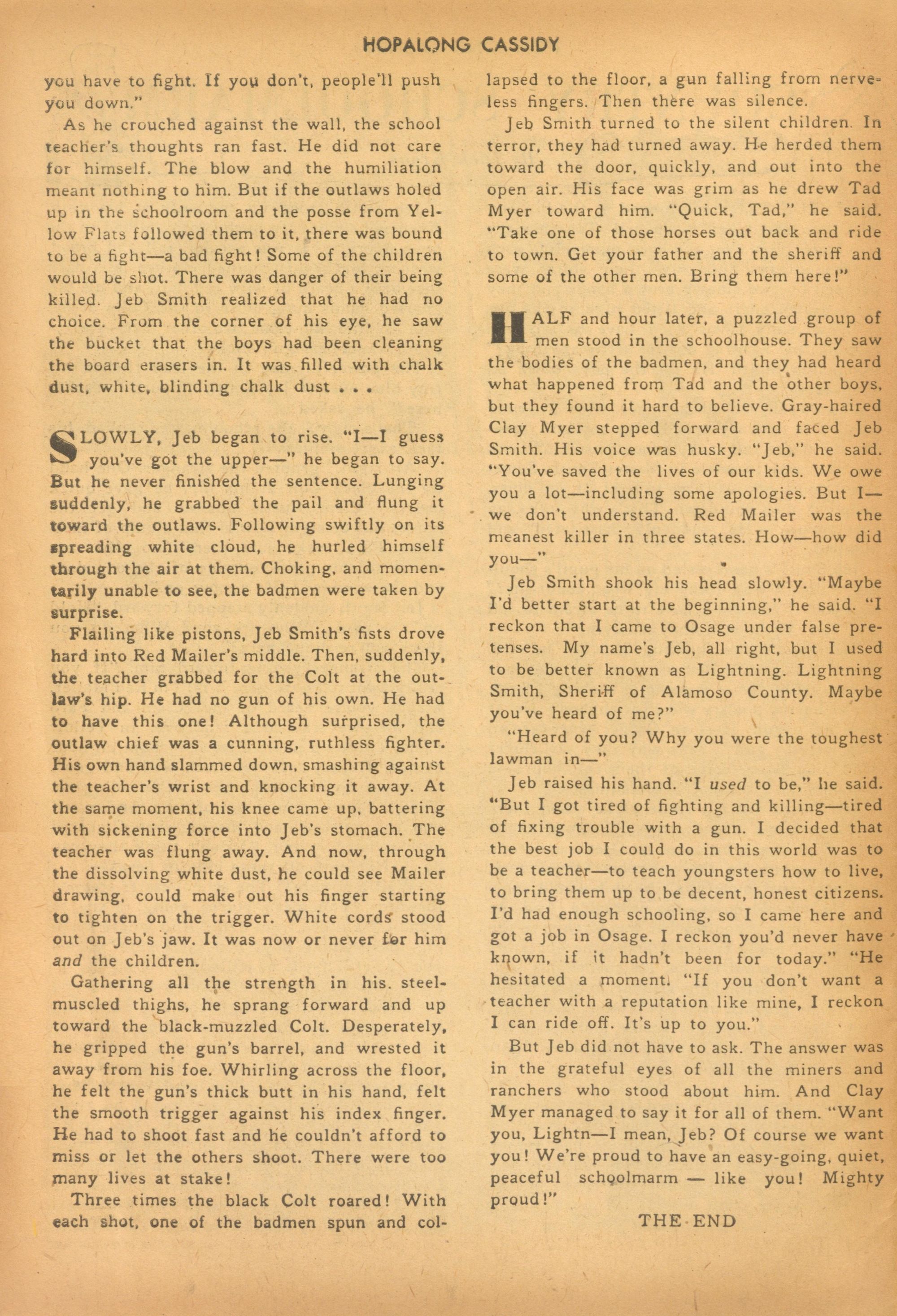 Read online Hopalong Cassidy comic -  Issue #43 - 34