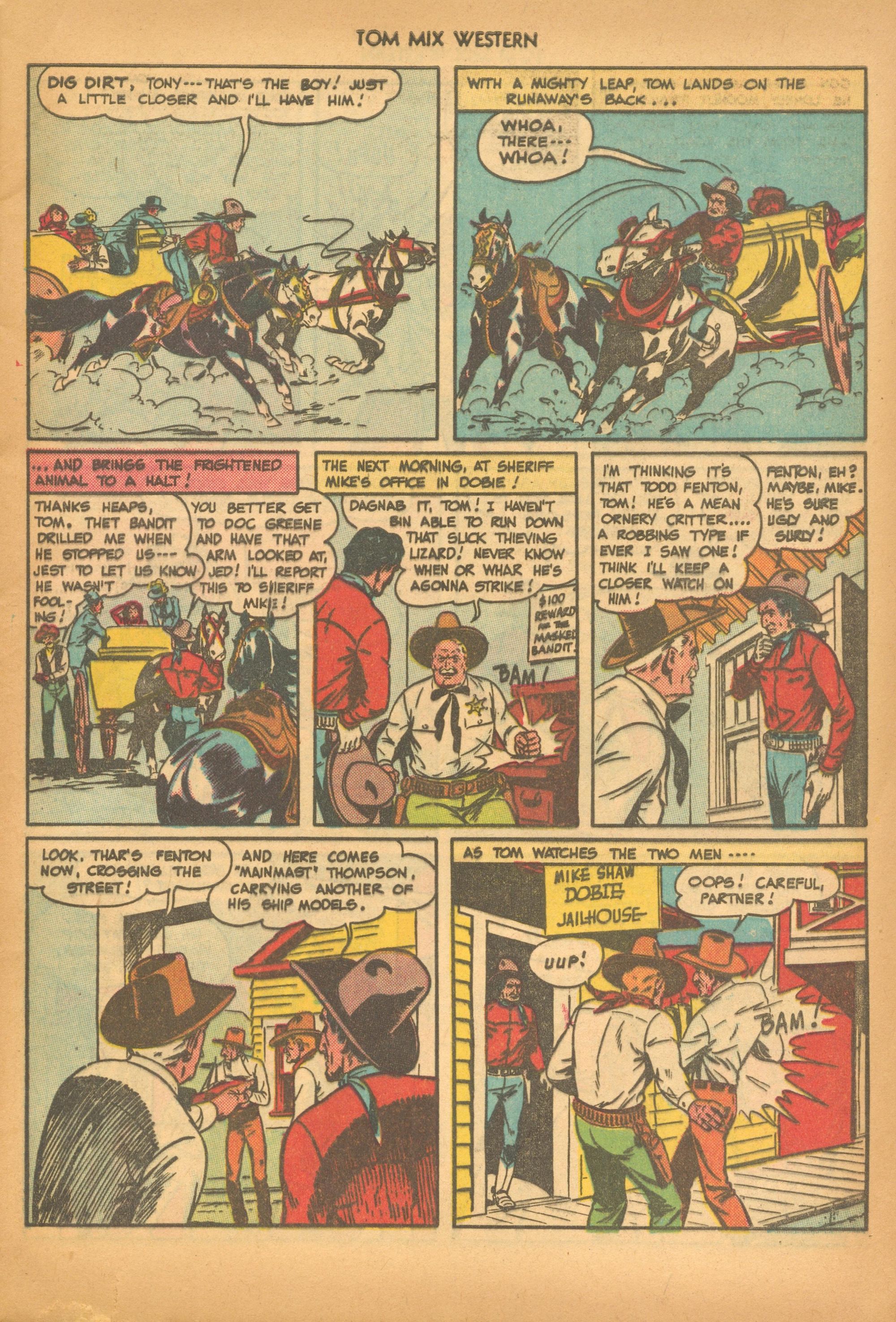 Read online Tom Mix Western (1948) comic -  Issue #19 - 5