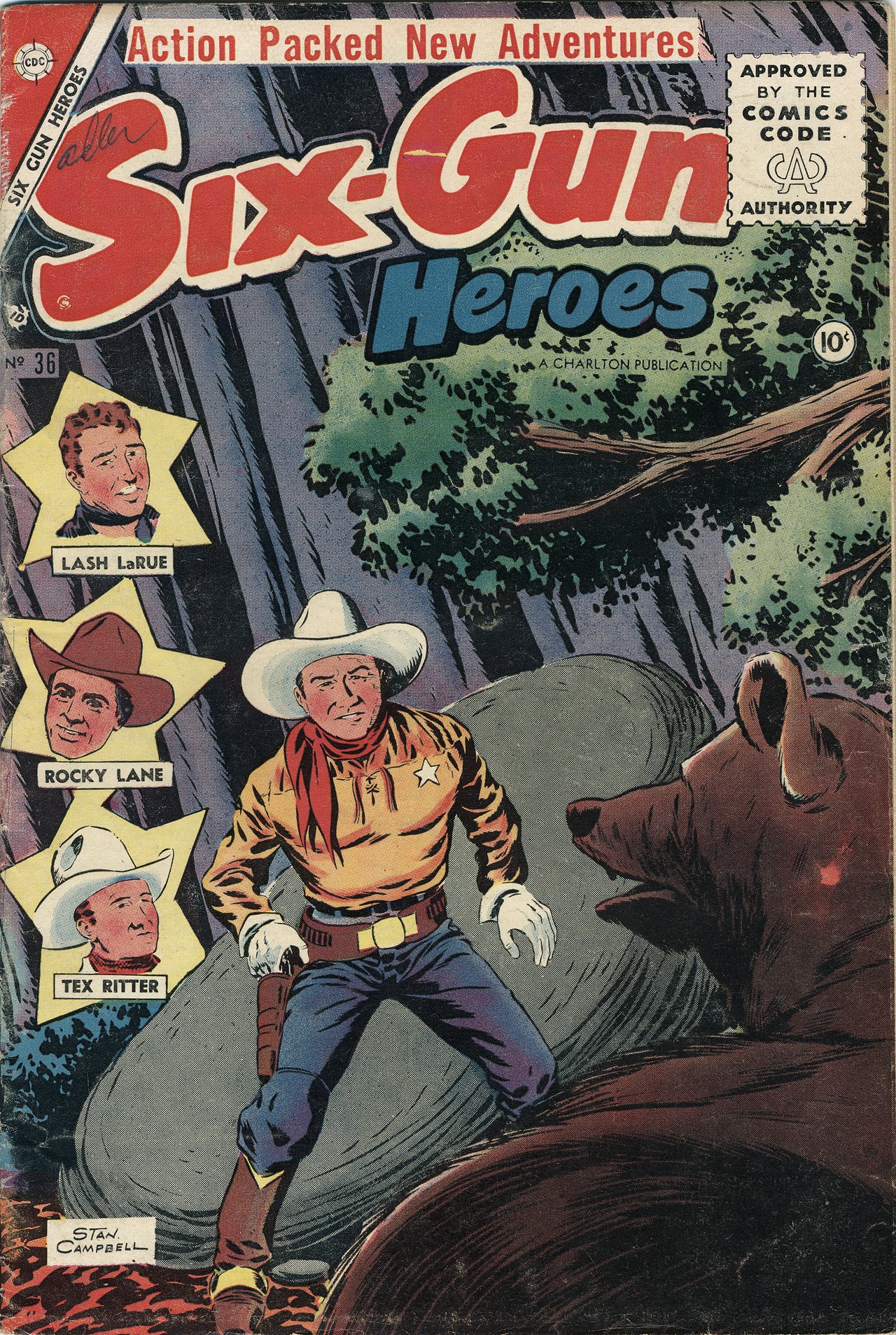 Read online Six-Gun Heroes comic -  Issue #36 - 1