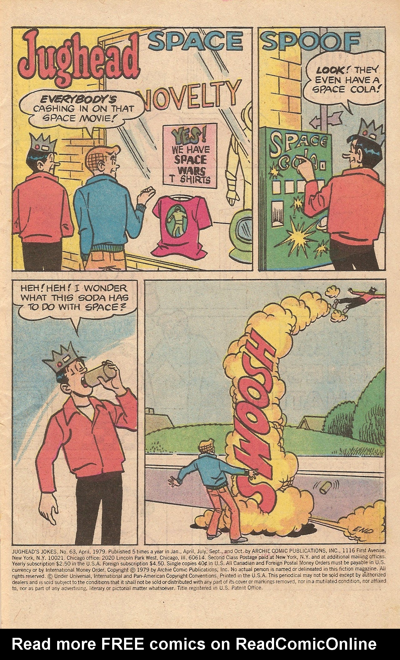 Read online Jughead's Jokes comic -  Issue #63 - 3