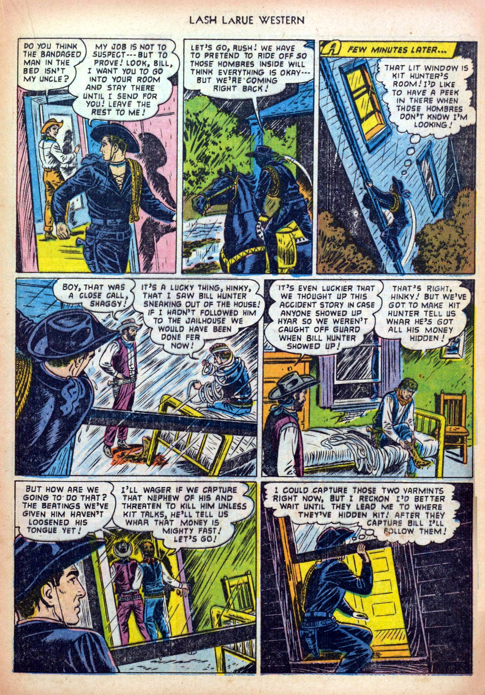 Read online Lash Larue Western (1949) comic -  Issue #36 - 17