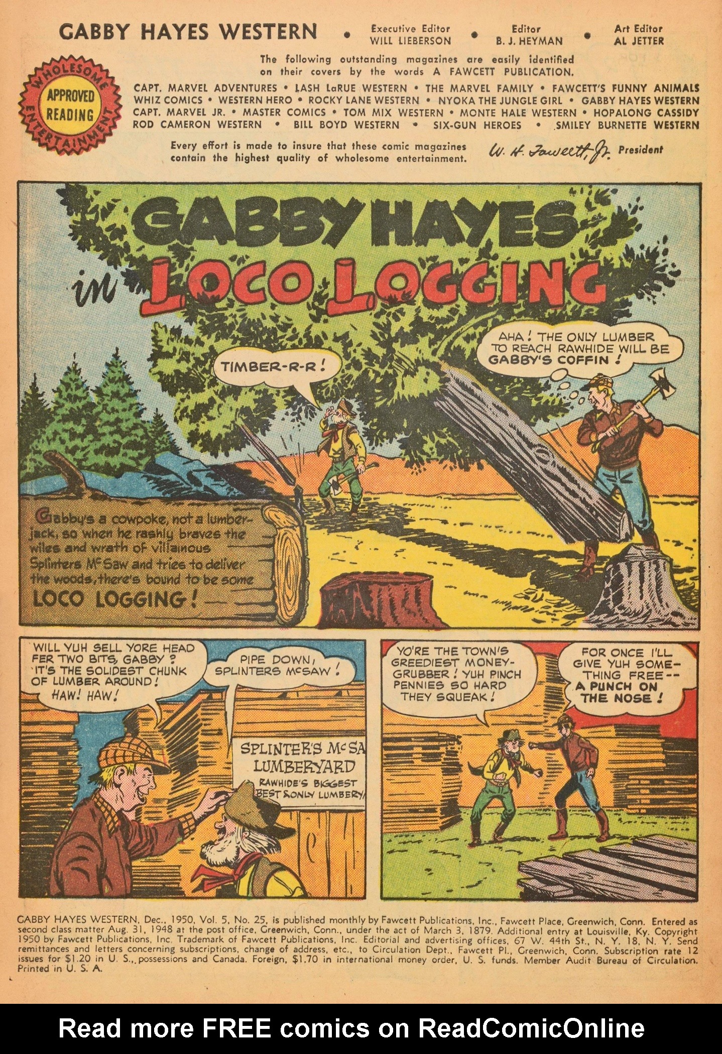 Read online Gabby Hayes Western comic -  Issue #25 - 4