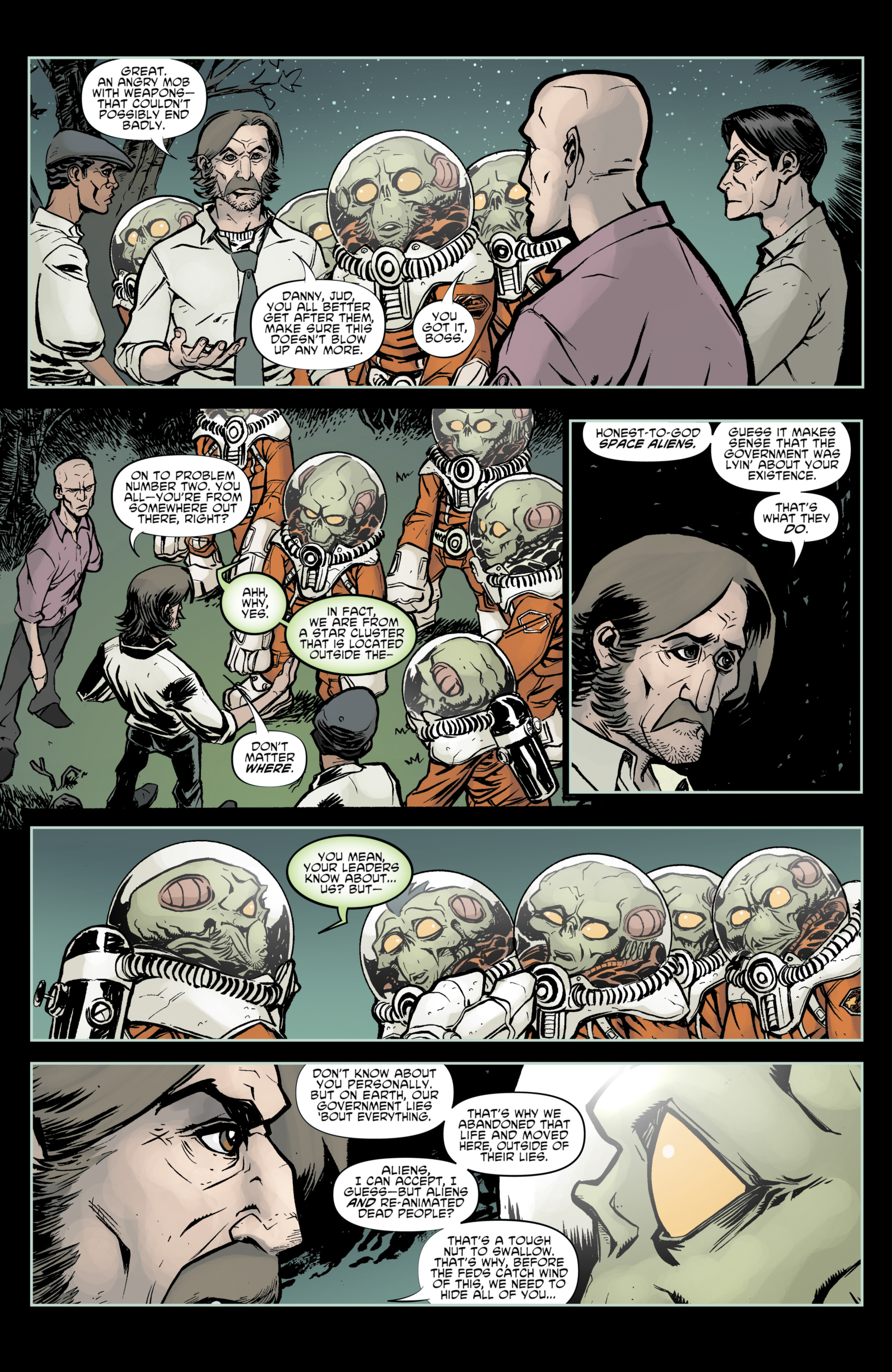 Read online The Colonized: Zombies vs. Aliens comic -  Issue # TPB - 31