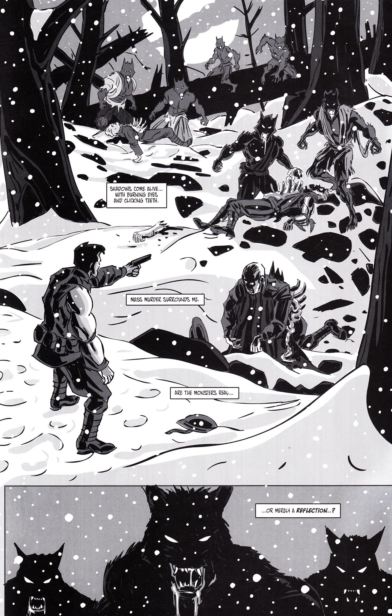 Read online Return of the Monsters: The Spider vs Werewolf comic -  Issue # Full - 7