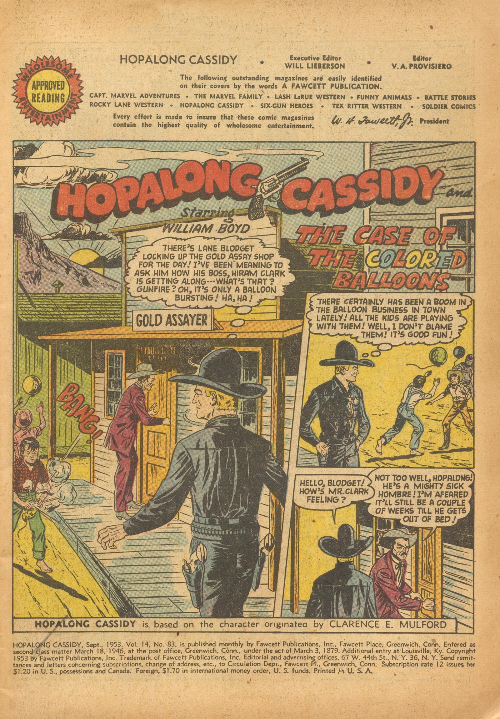 Read online Hopalong Cassidy comic -  Issue #83 - 3