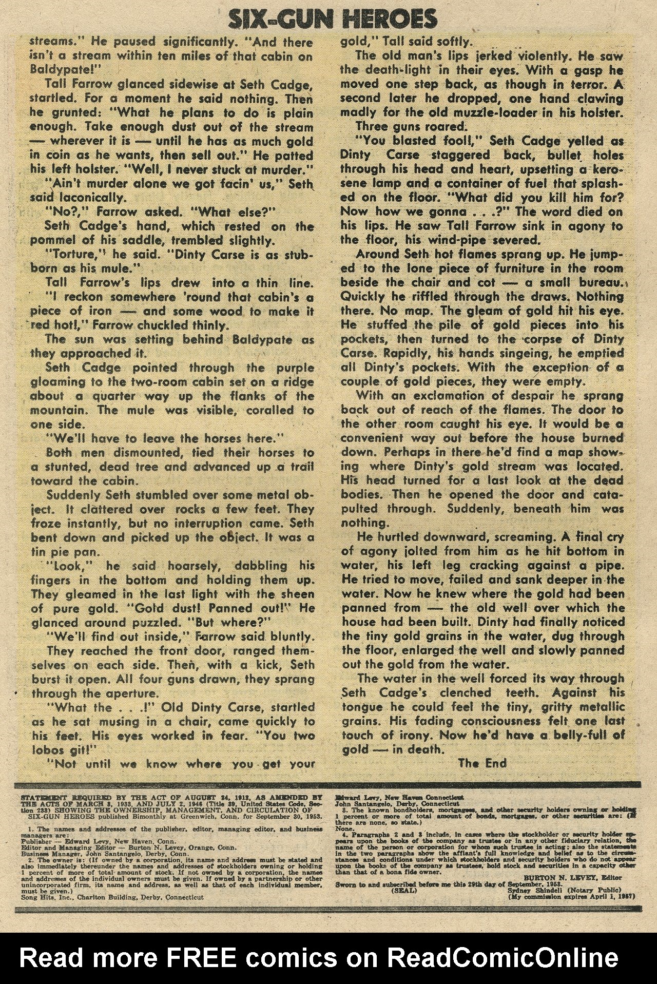 Read online Six-Gun Heroes comic -  Issue #25 - 22