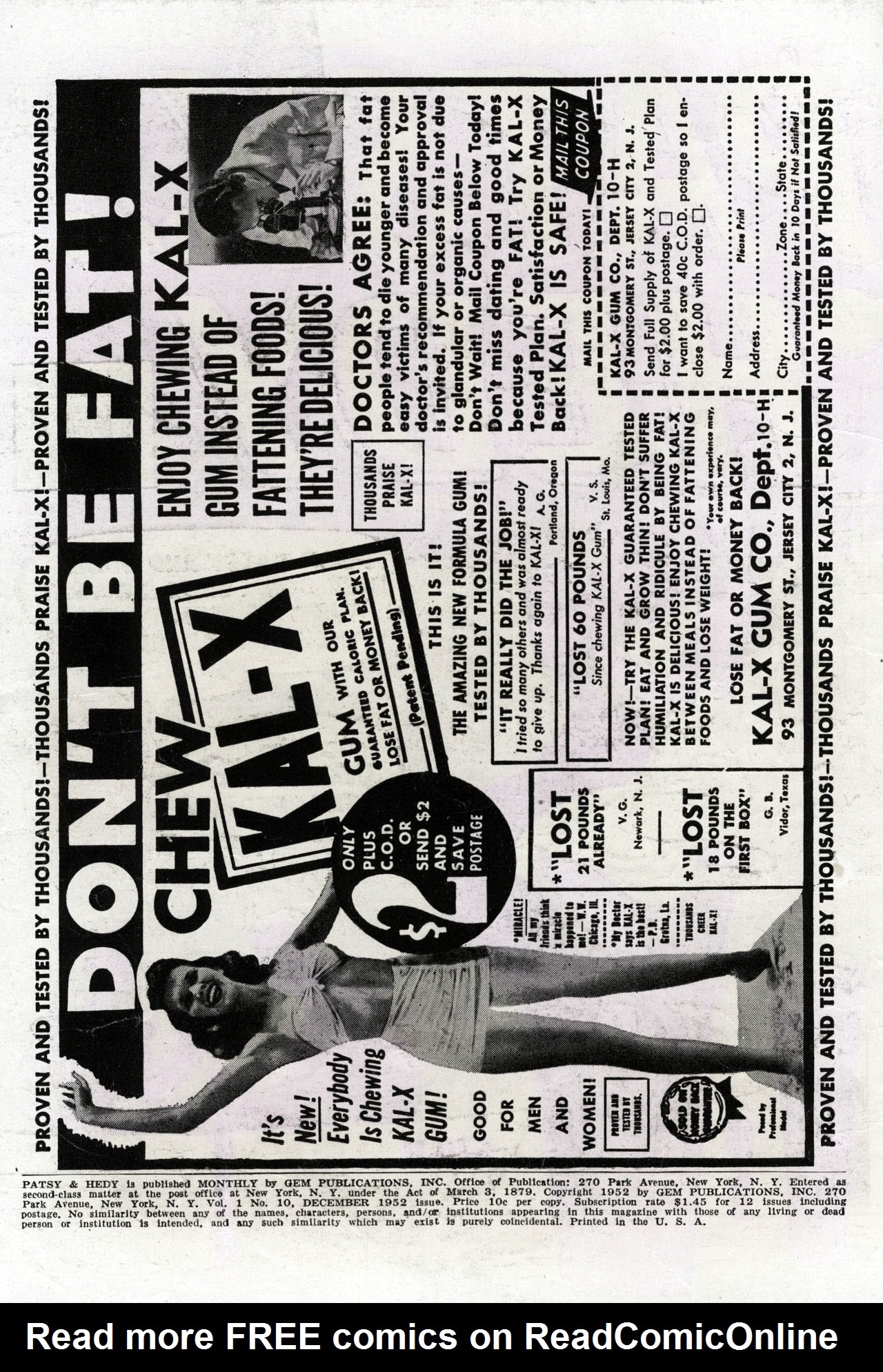 Read online Patsy and Hedy comic -  Issue #10 - 2