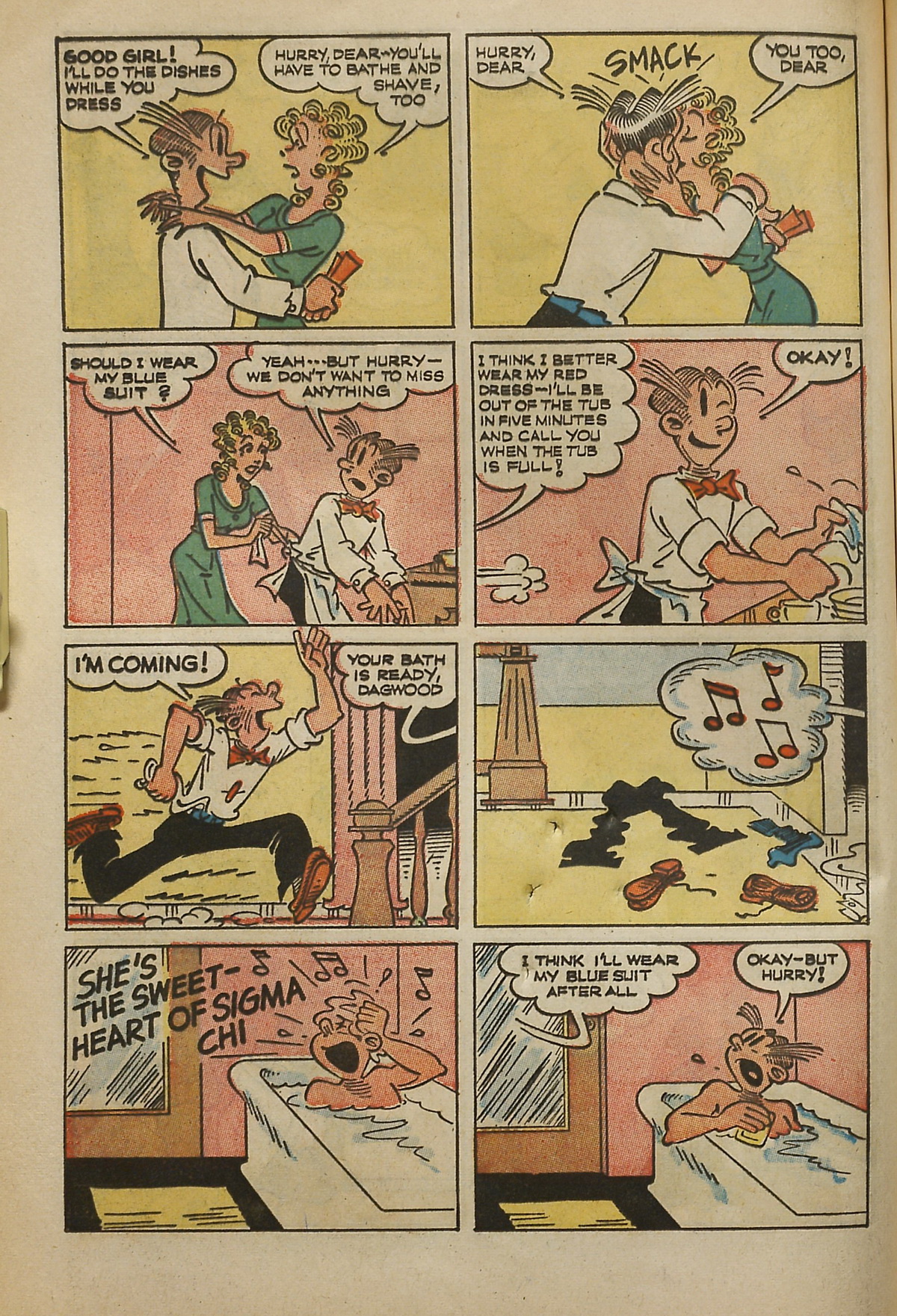 Read online Blondie Comics (1960) comic -  Issue #159 - 46