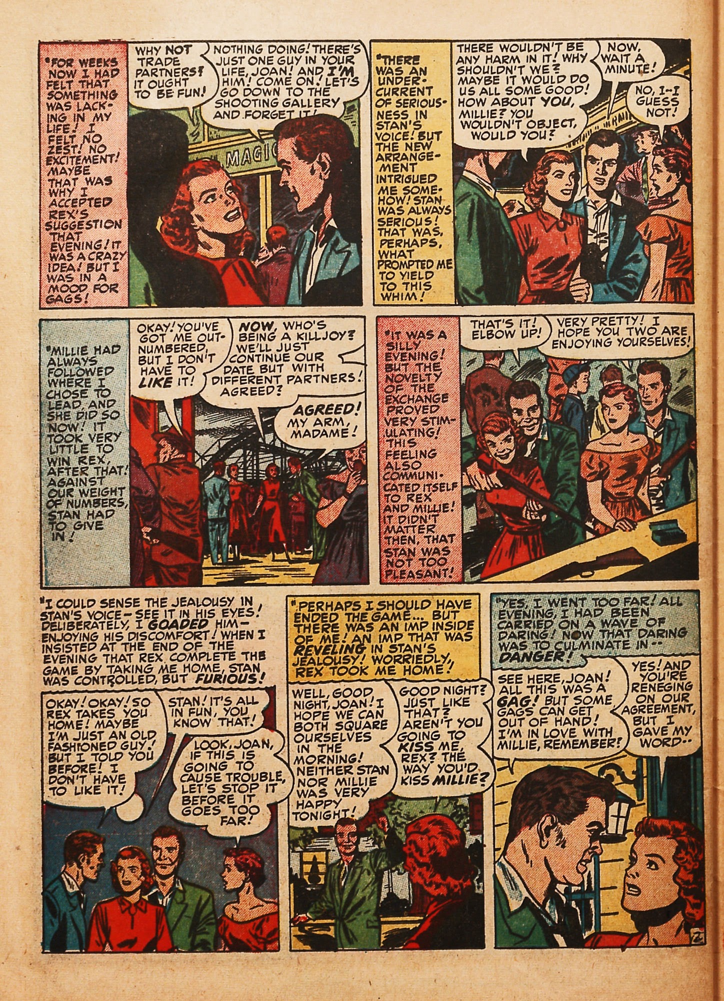 Read online Young Love (1949) comic -  Issue #7 - 42