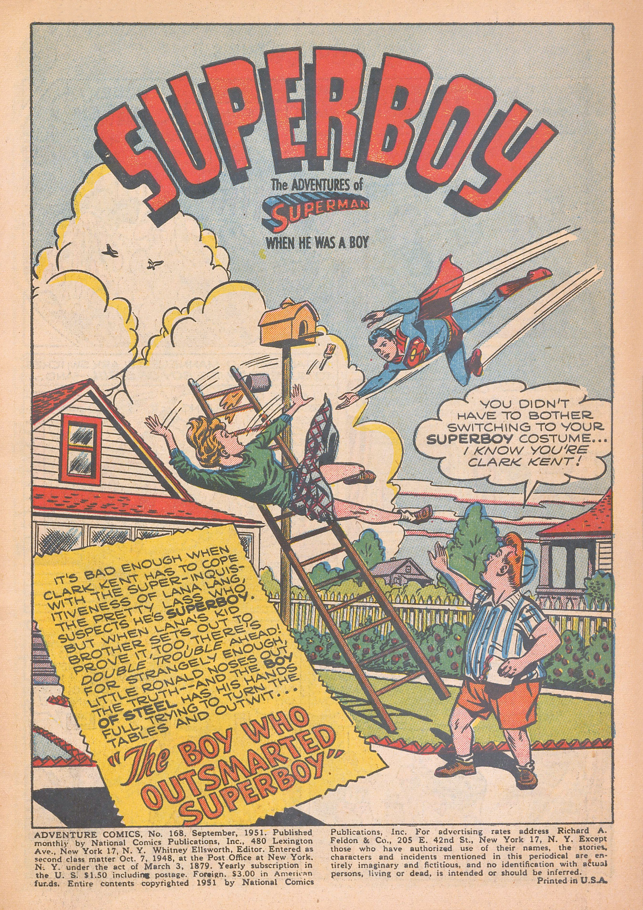 Read online Adventure Comics (1938) comic -  Issue #168 - 3