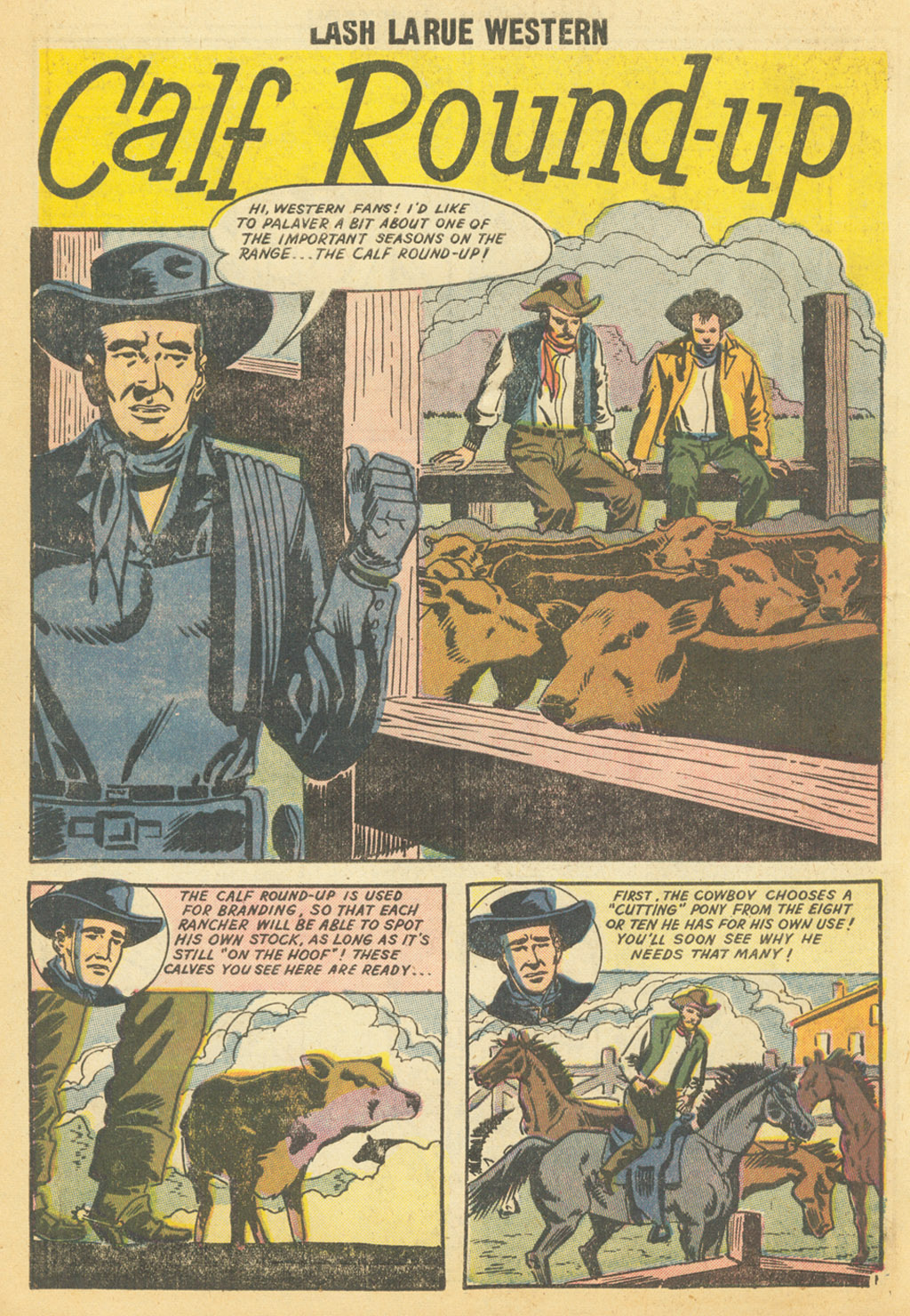 Read online Lash Larue Western (1949) comic -  Issue #68 - 15