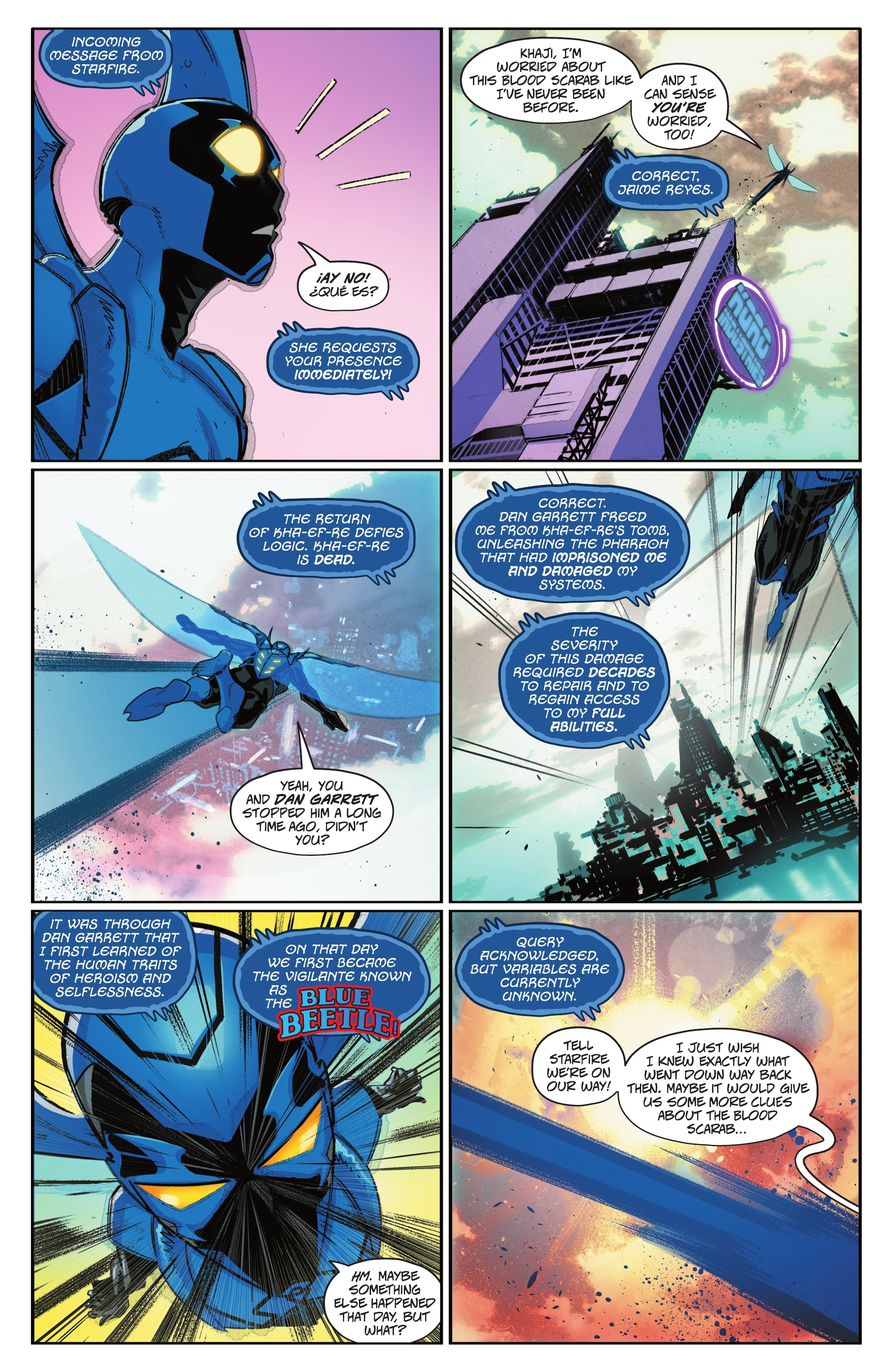 Read online Blue Beetle (2023) comic -  Issue #5 - 7
