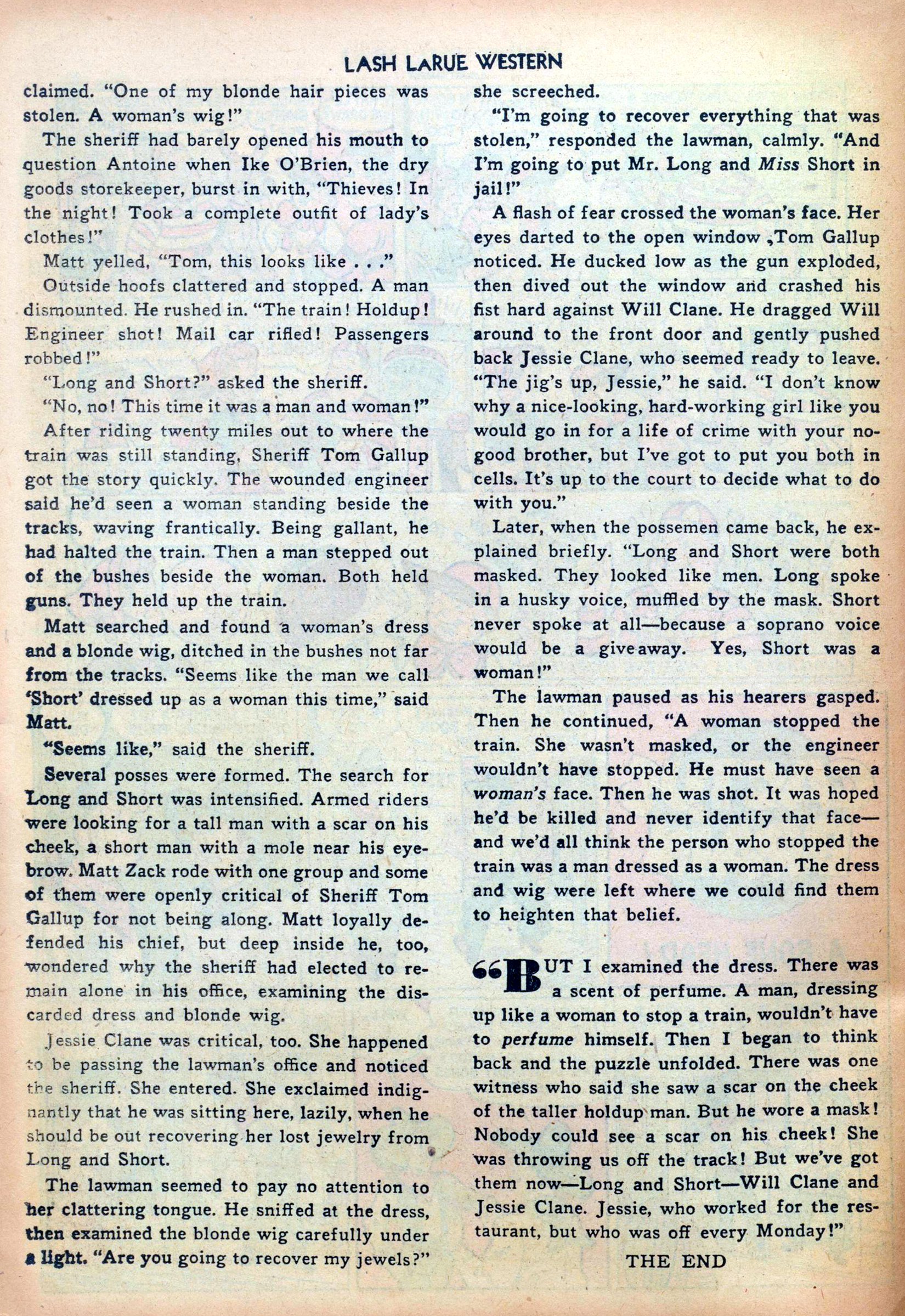 Read online Lash Larue Western (1949) comic -  Issue #30 - 26