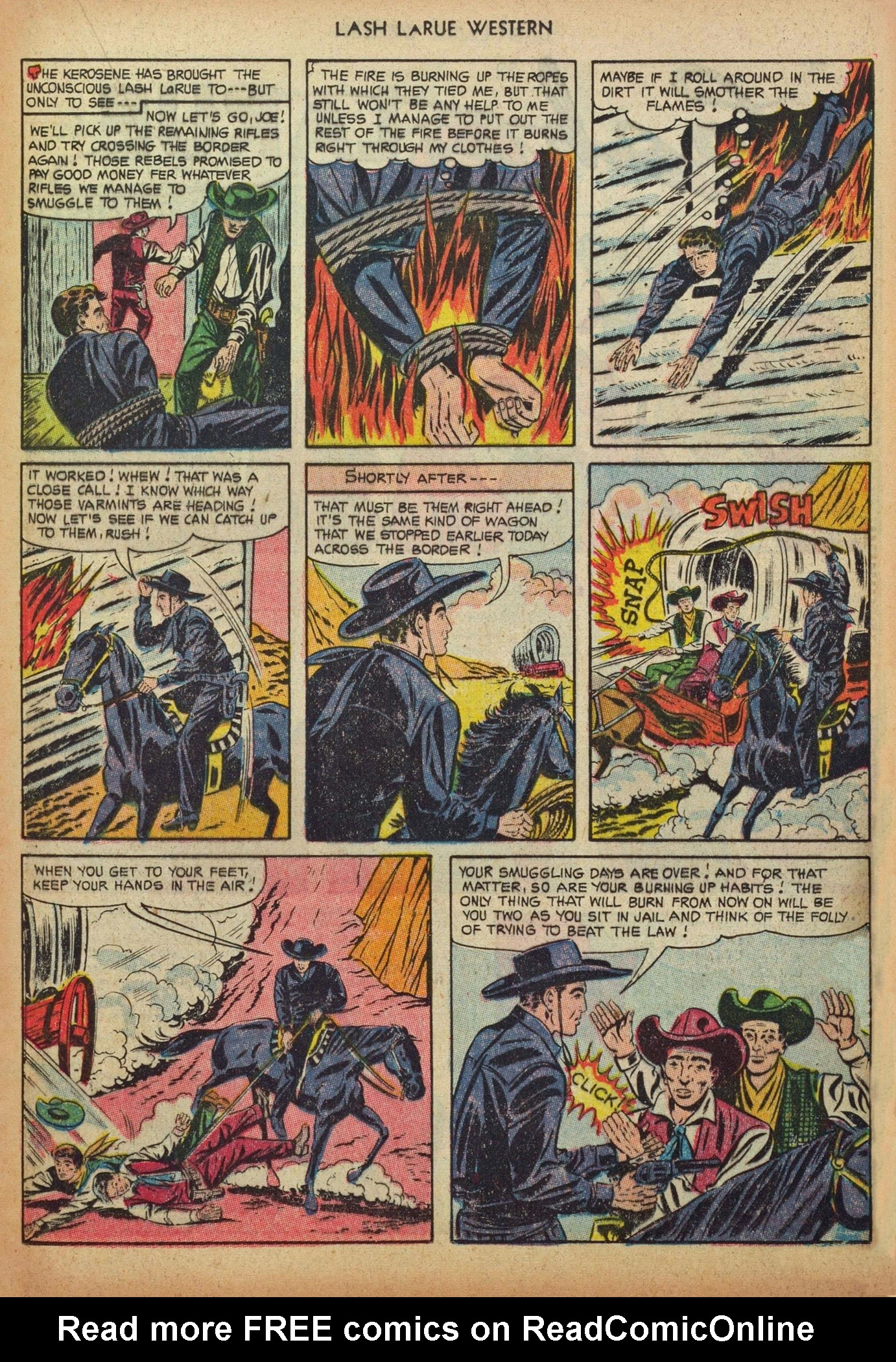 Read online Lash Larue Western (1949) comic -  Issue #37 - 17