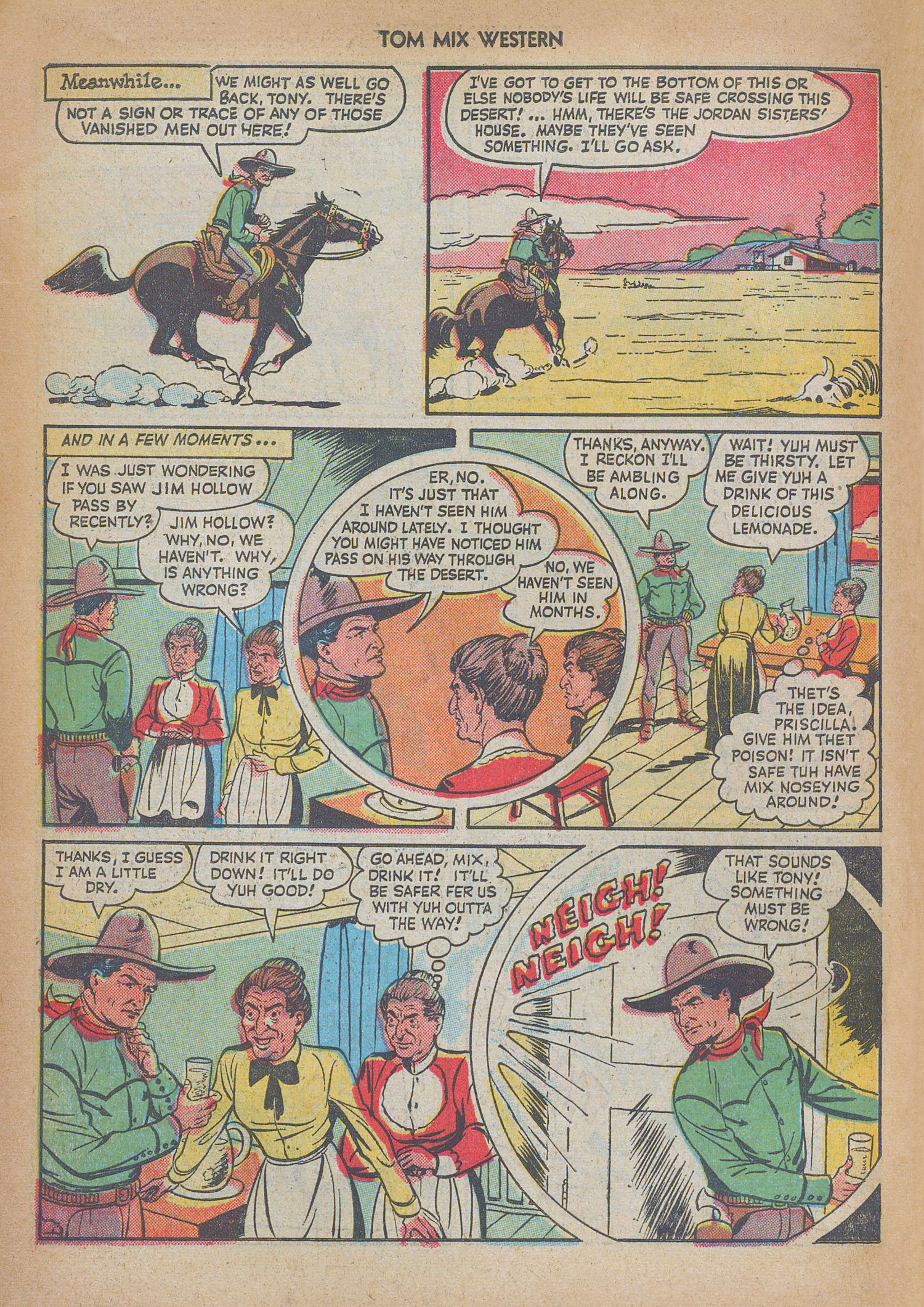 Read online Tom Mix Western (1948) comic -  Issue #14 - 18