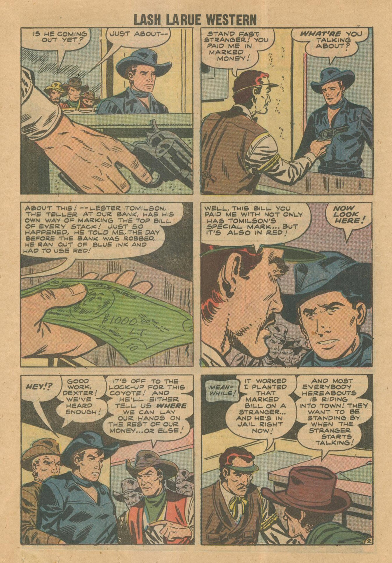 Read online Lash Larue Western (1949) comic -  Issue #69 - 17