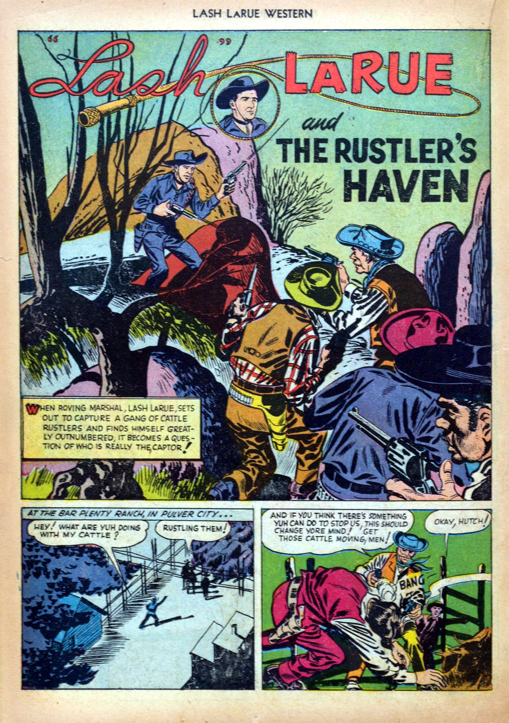 Read online Lash Larue Western (1949) comic -  Issue #5 - 18