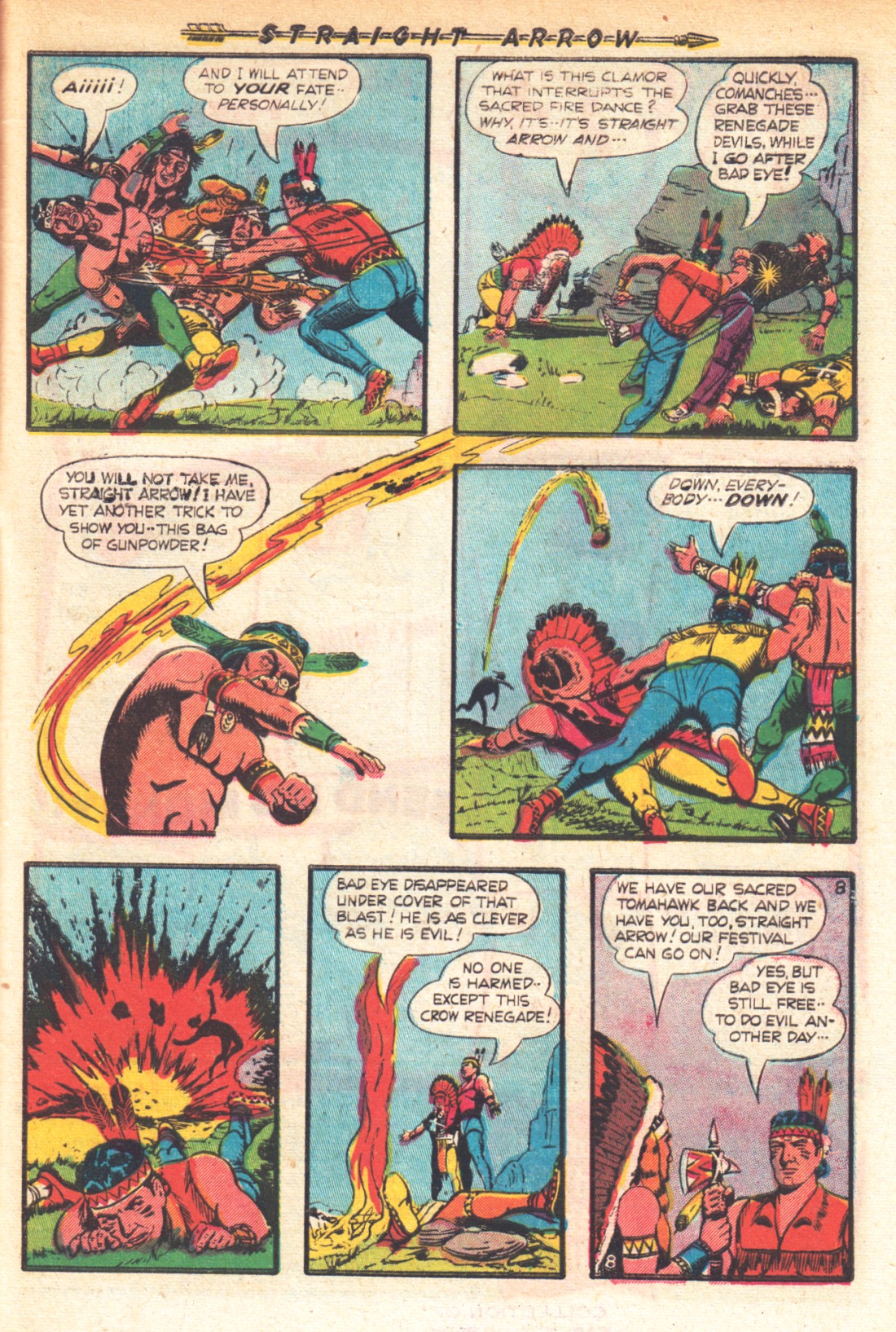 Read online Straight Arrow comic -  Issue #17 - 33