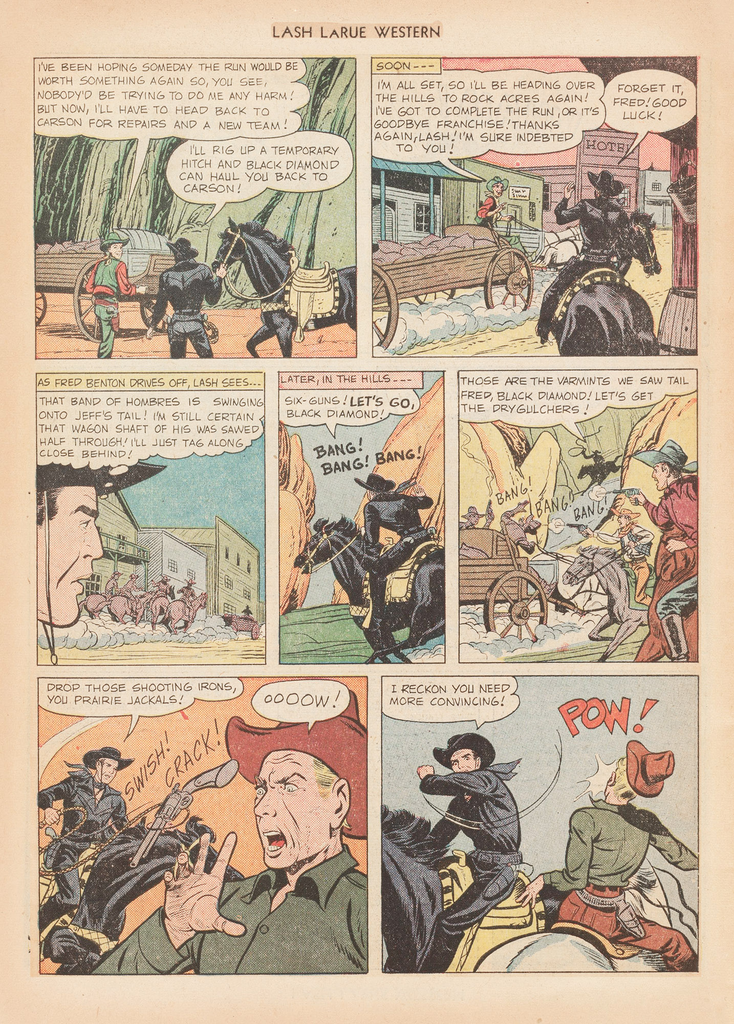 Read online Lash Larue Western (1949) comic -  Issue #12 - 43