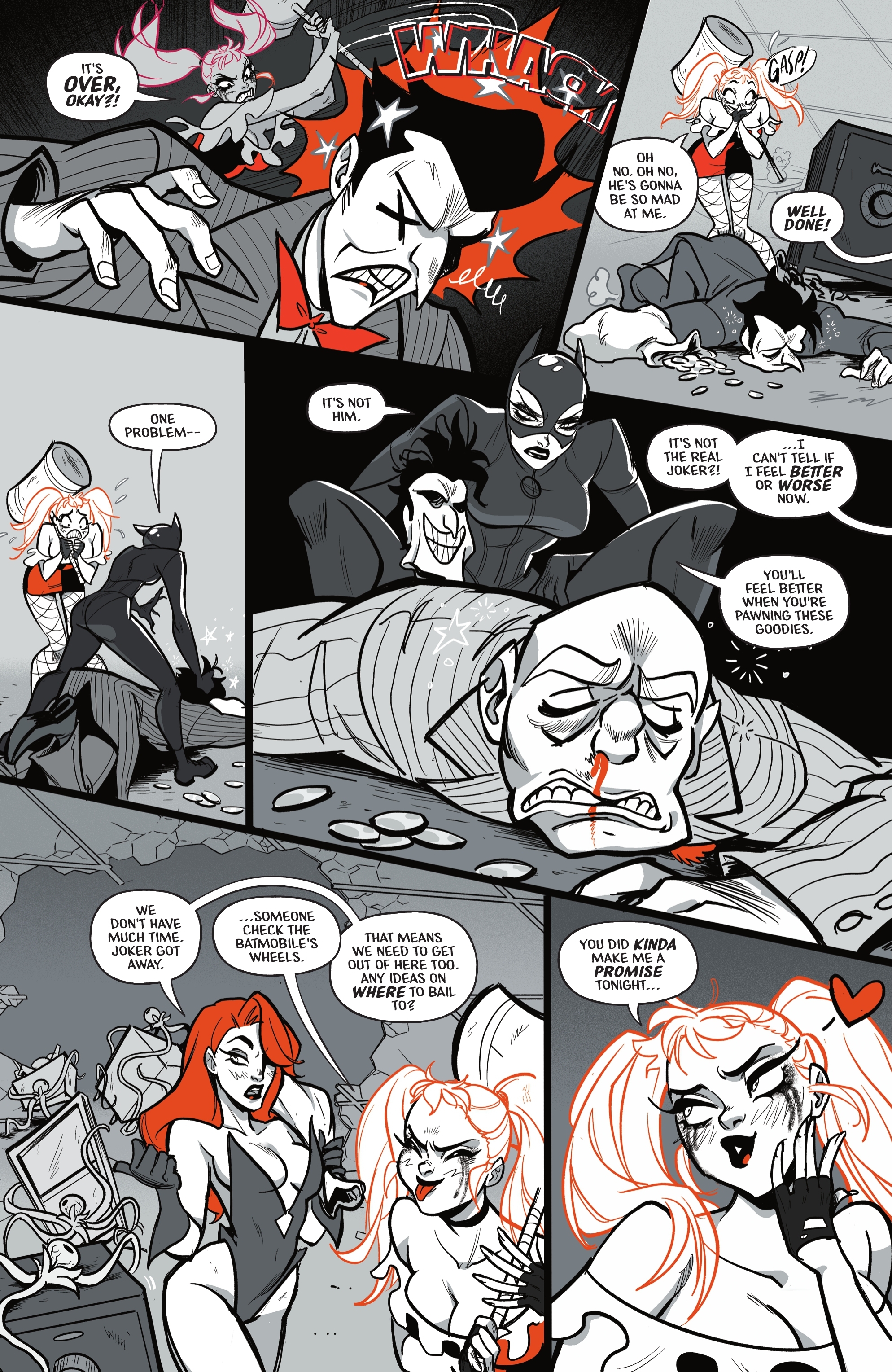 Read online Harley Quinn: Black   White   Redder comic -  Issue #6 - 37
