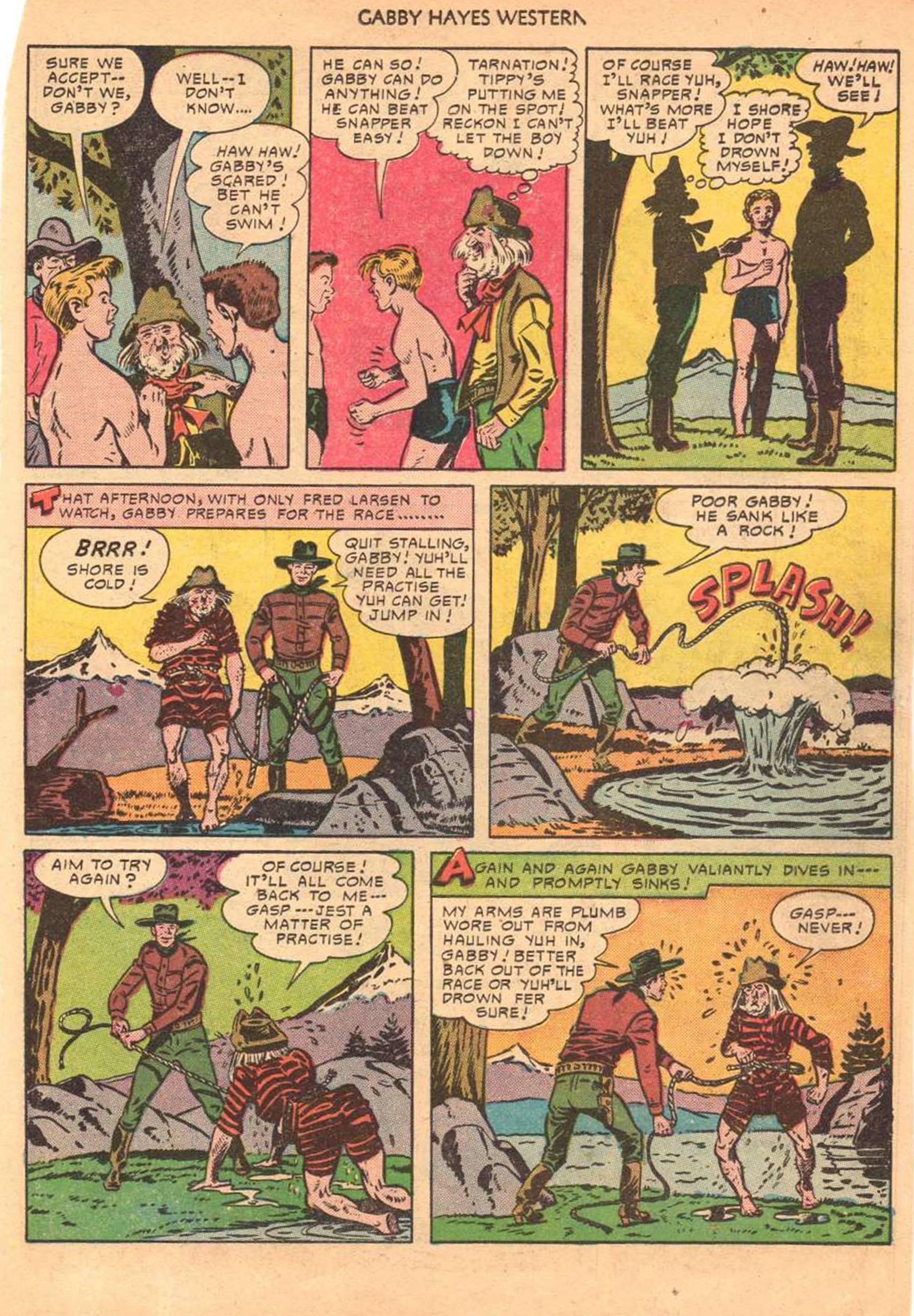 Read online Gabby Hayes Western comic -  Issue #24 - 23