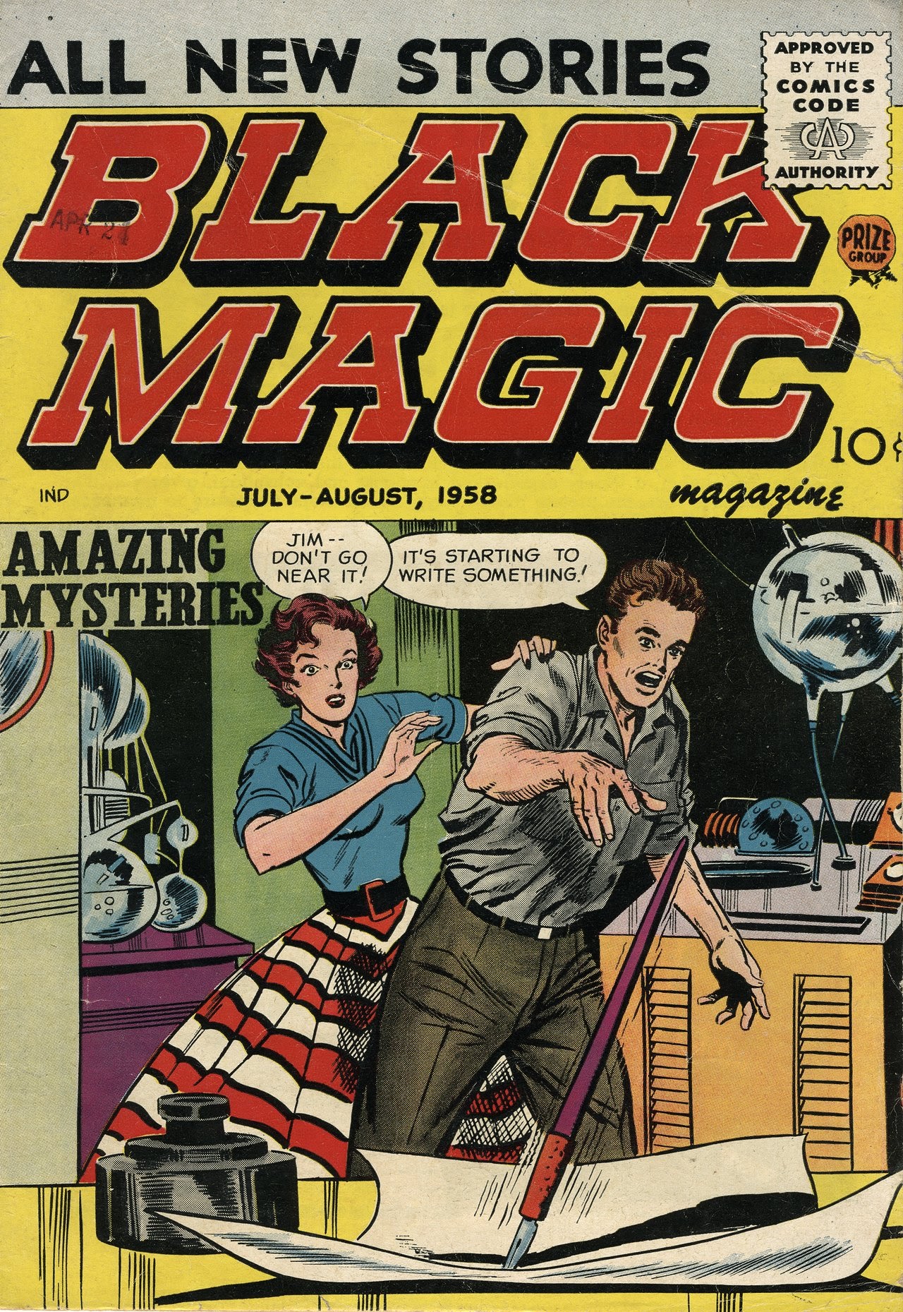Read online Black Magic (1950) comic -  Issue #39 - 1
