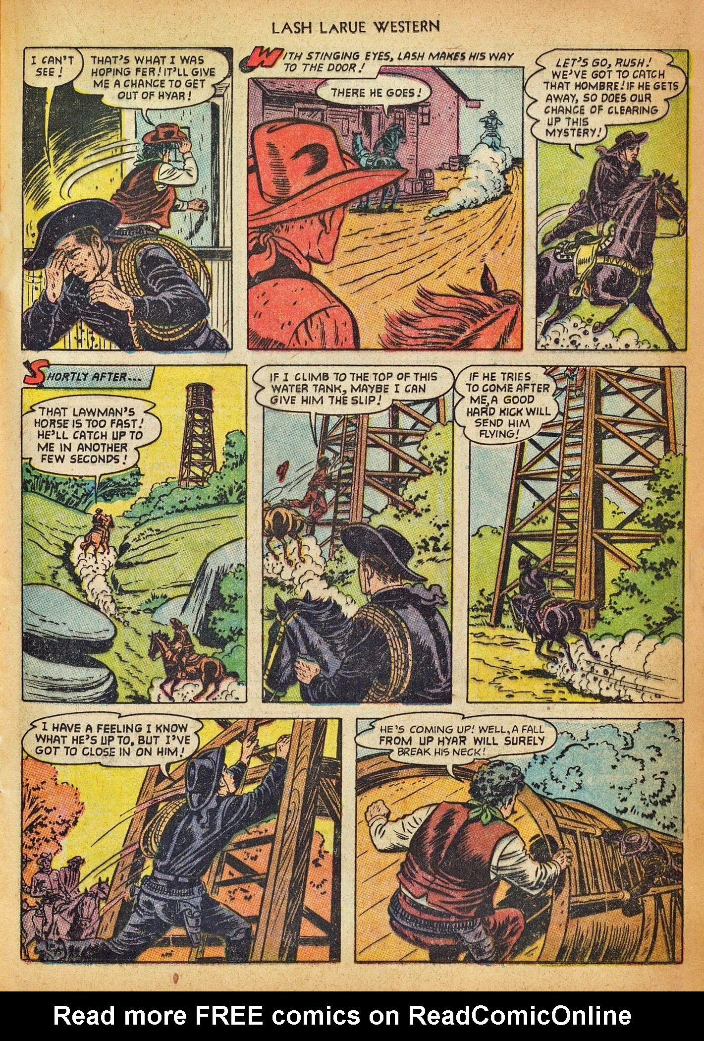 Read online Lash Larue Western (1949) comic -  Issue #42 - 17