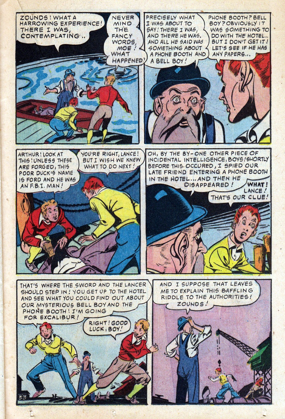 Read online Super-Mystery Comics comic -  Issue #23 - 35