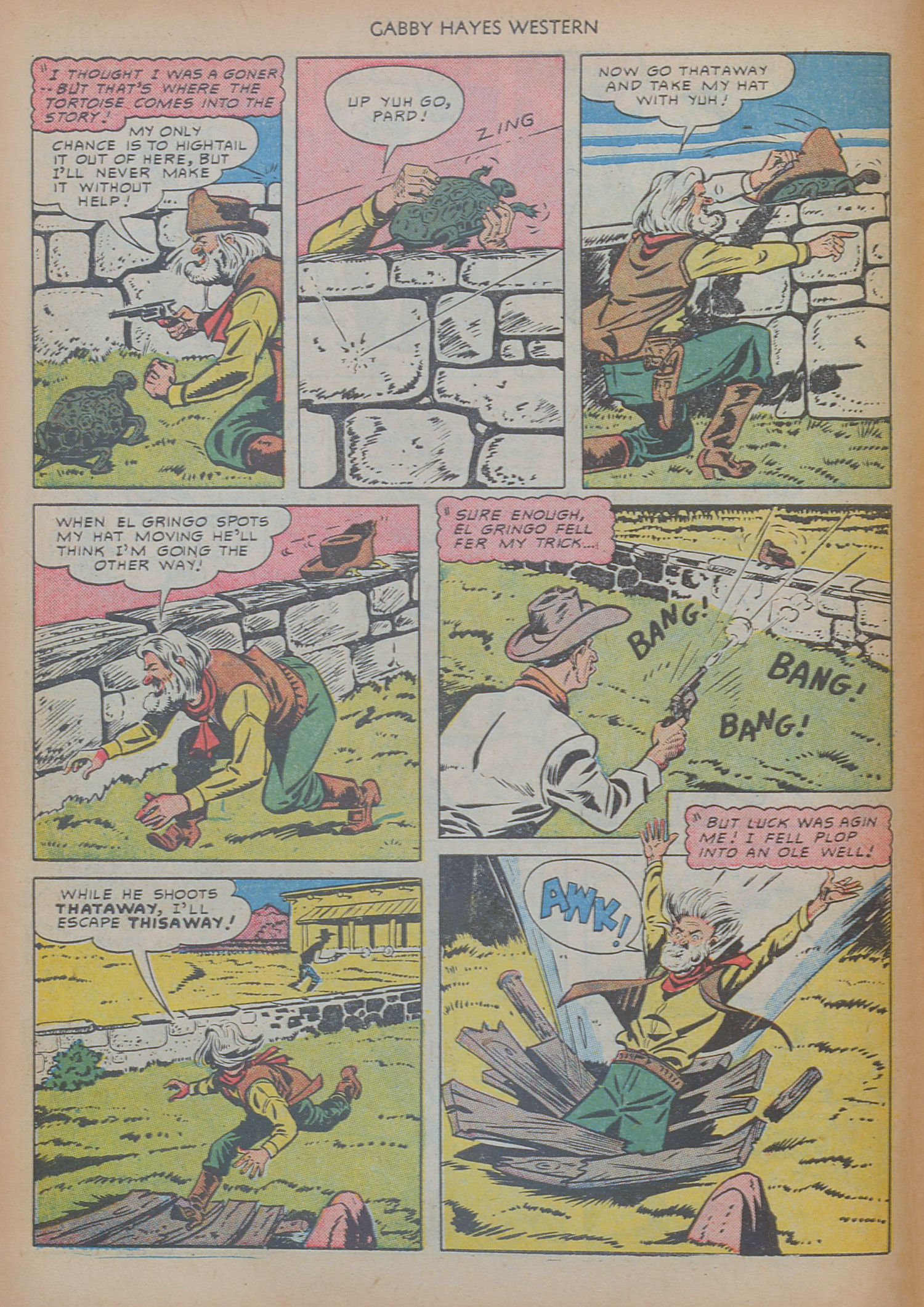 Read online Gabby Hayes Western comic -  Issue #22 - 22