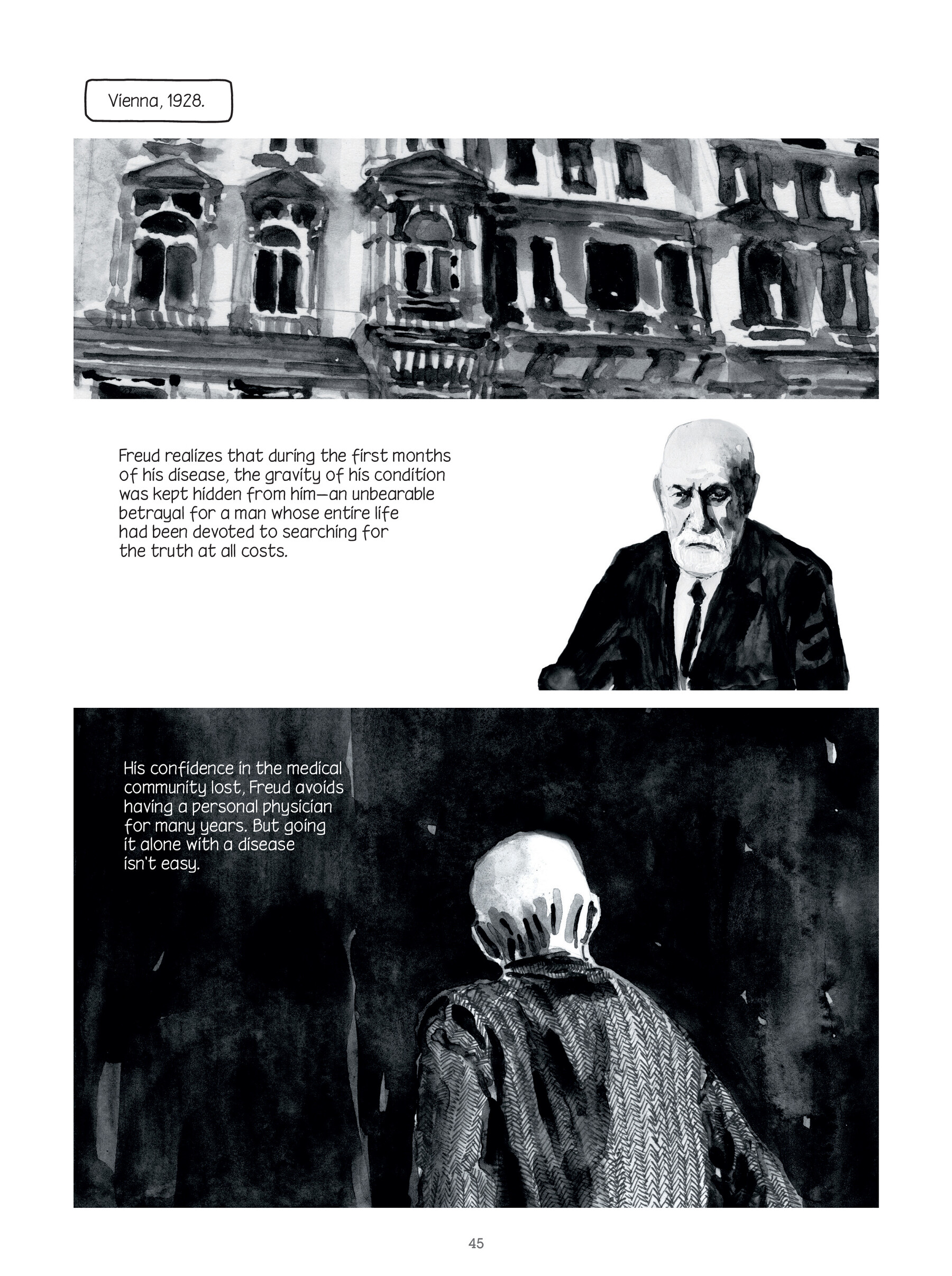Read online Through Clouds of Smoke: Freud's Final Days comic -  Issue # TPB - 45