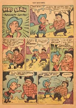 Read online Ken Maynard Western comic -  Issue #8 - 12
