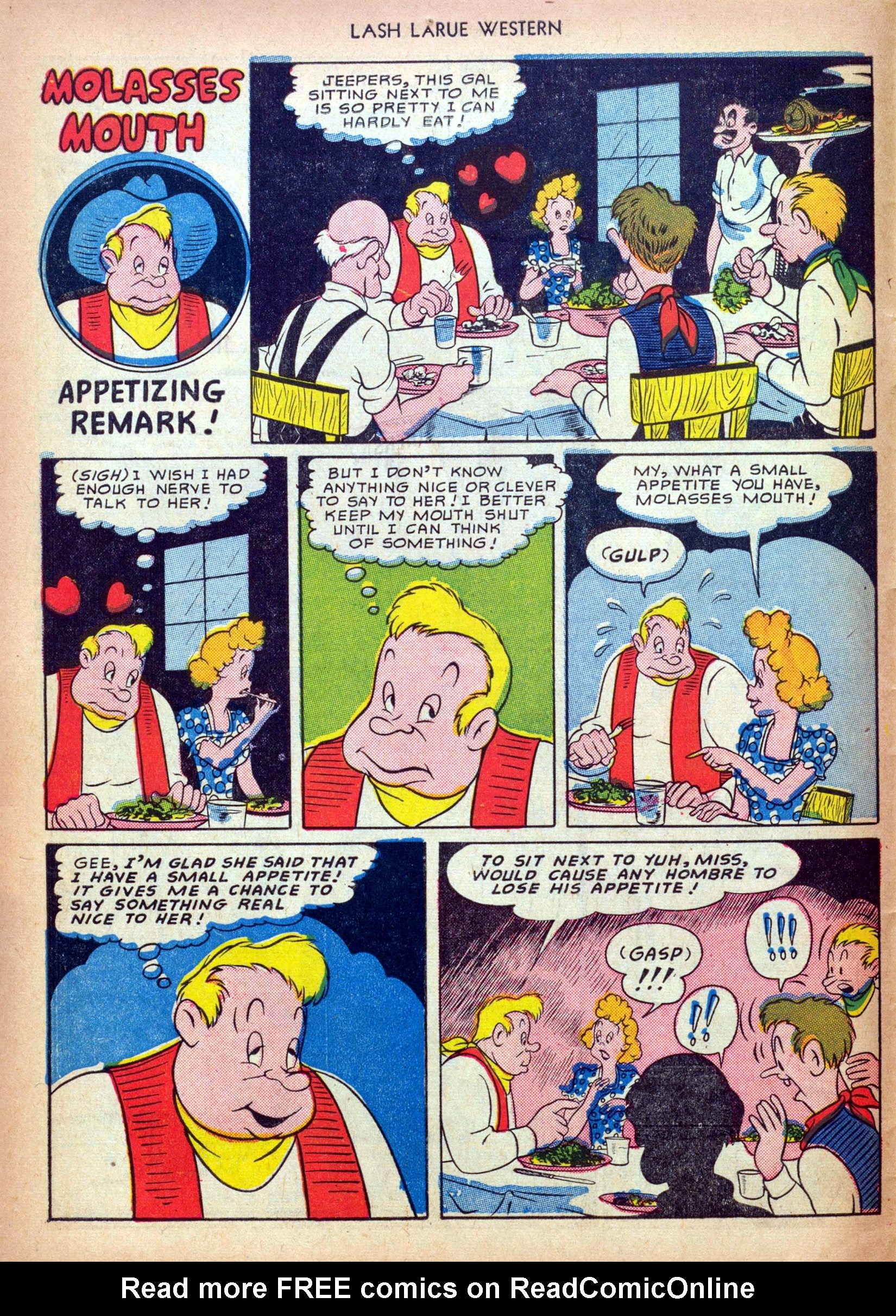 Read online Lash Larue Western (1949) comic -  Issue #13 - 10