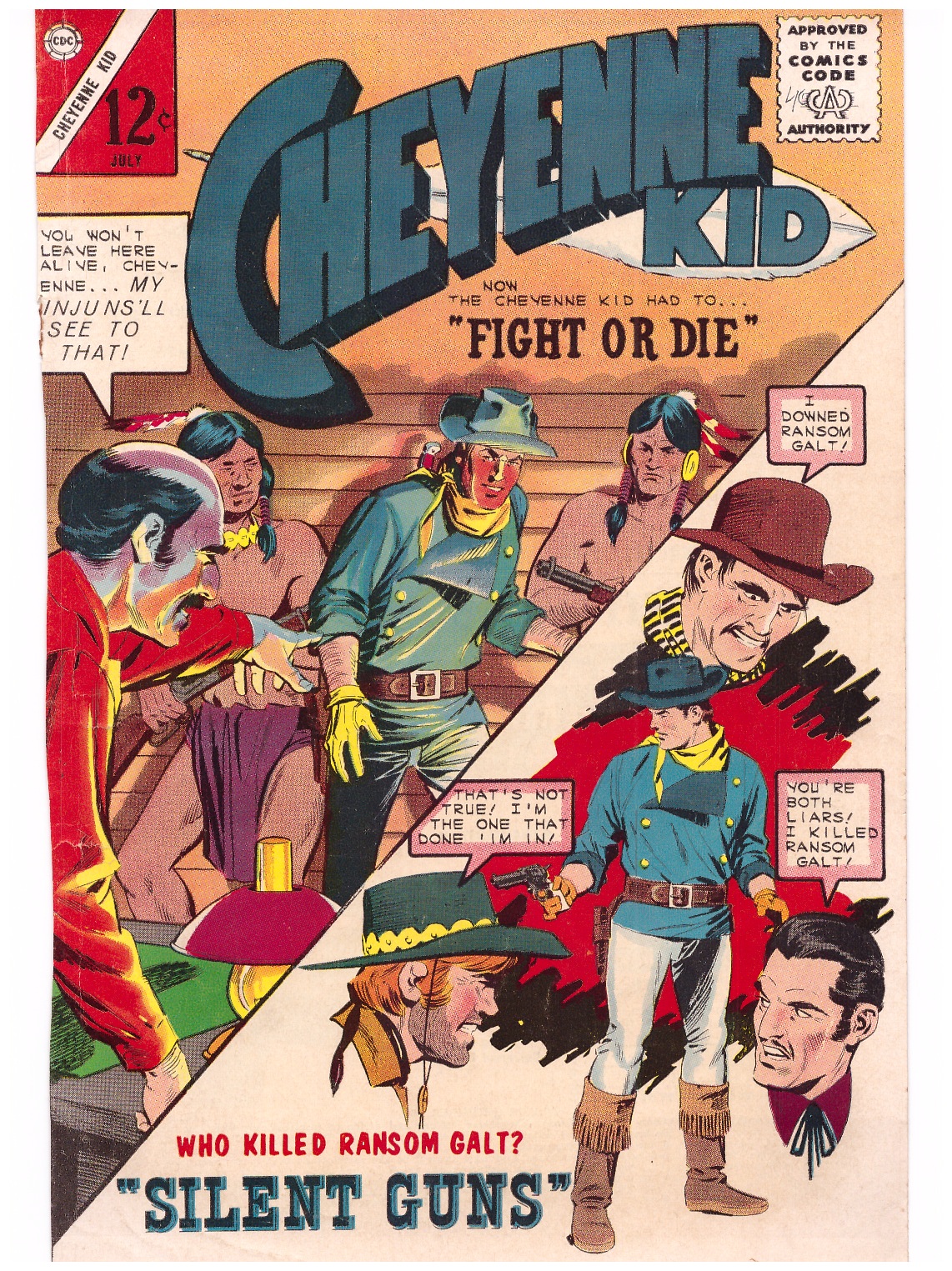 Read online Cheyenne Kid comic -  Issue #46 - 1
