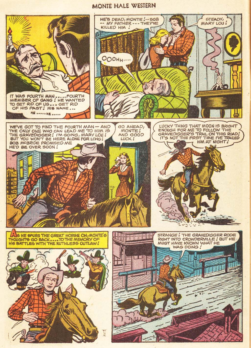 Read online Monte Hale Western comic -  Issue #56 - 9