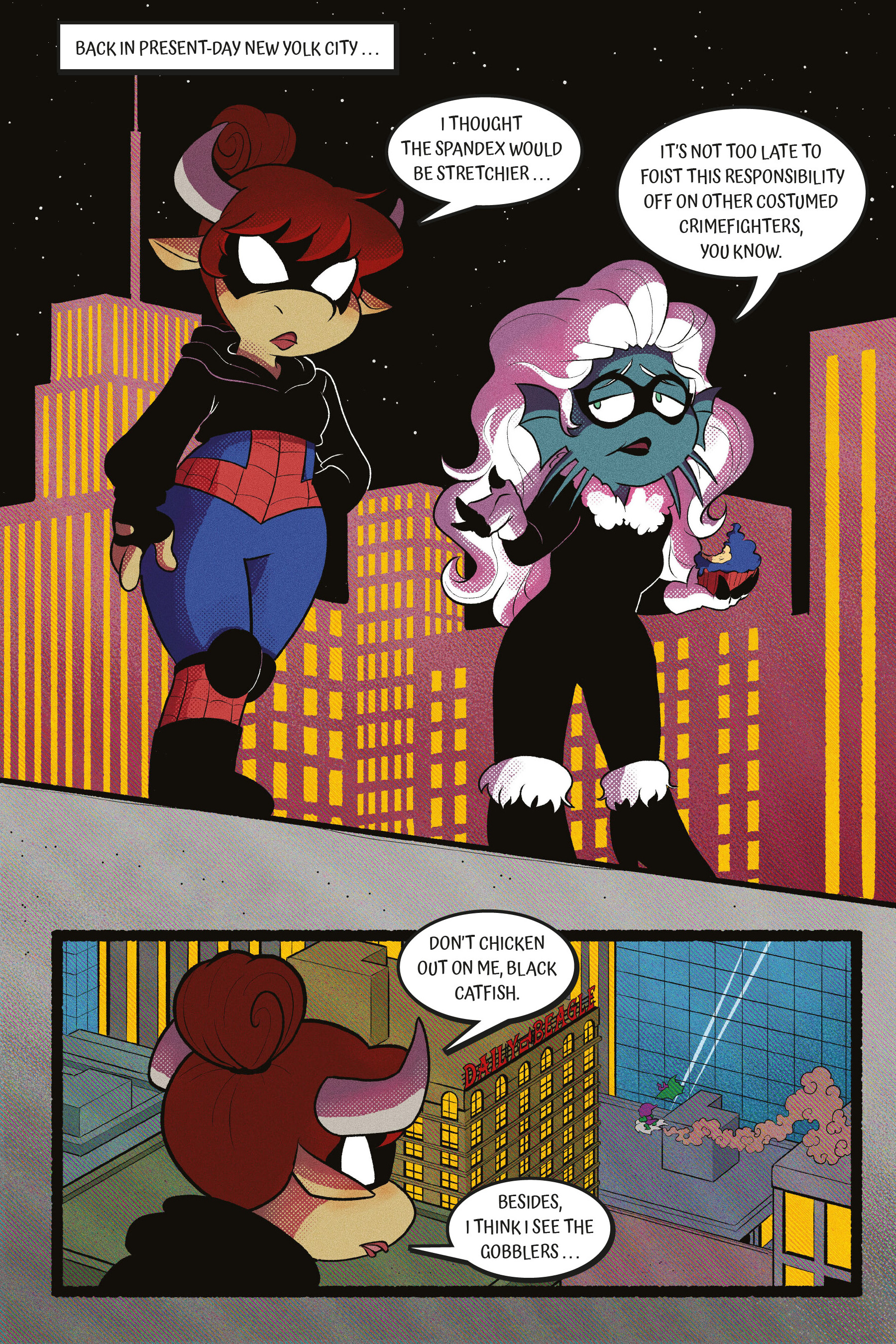 Read online Spider-Ham: A Pig in Time comic -  Issue # TPB - 37