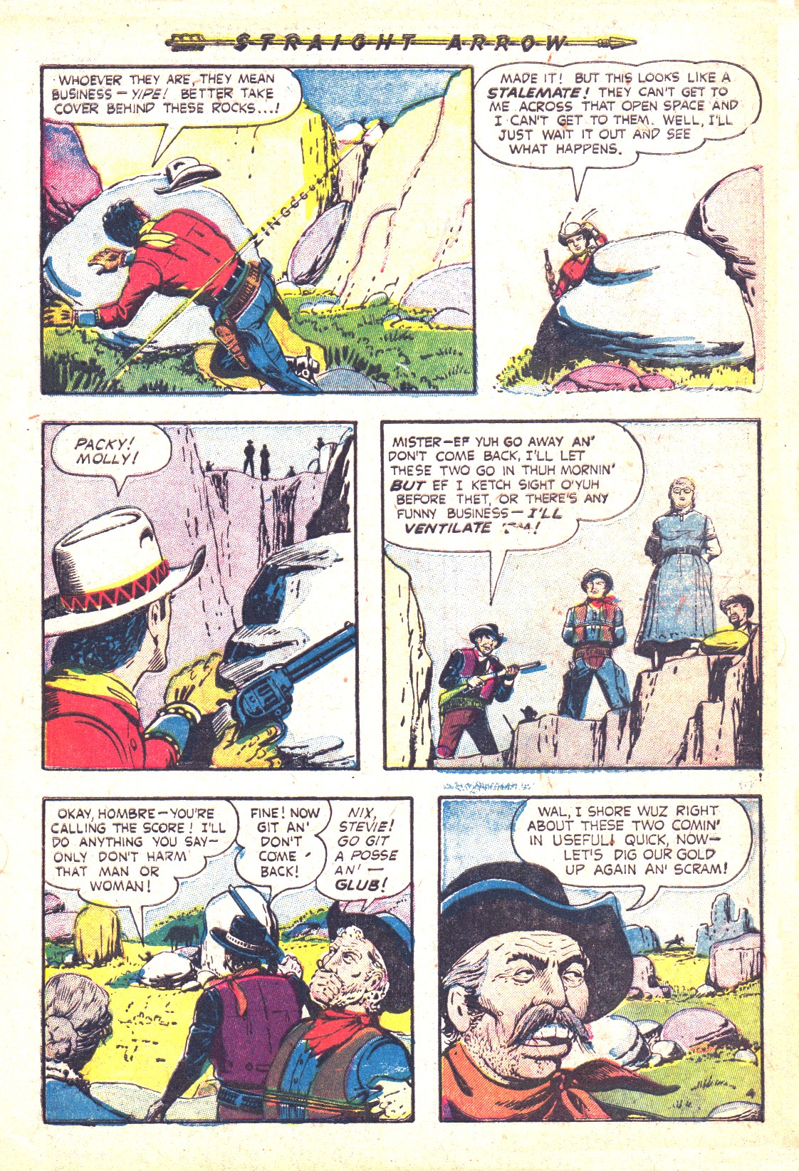 Read online Straight Arrow comic -  Issue #26 - 22