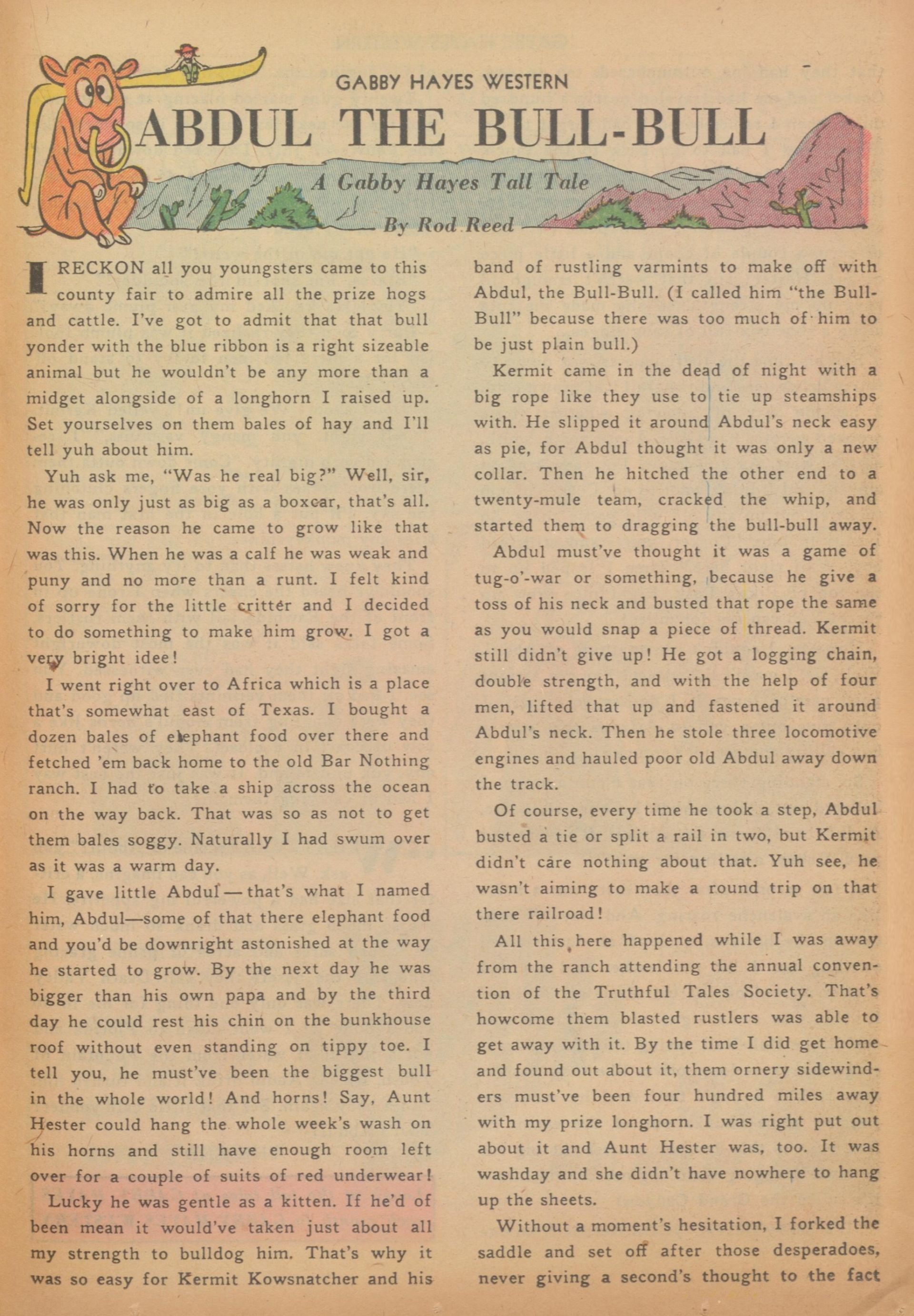 Read online Gabby Hayes Western comic -  Issue #41 - 23