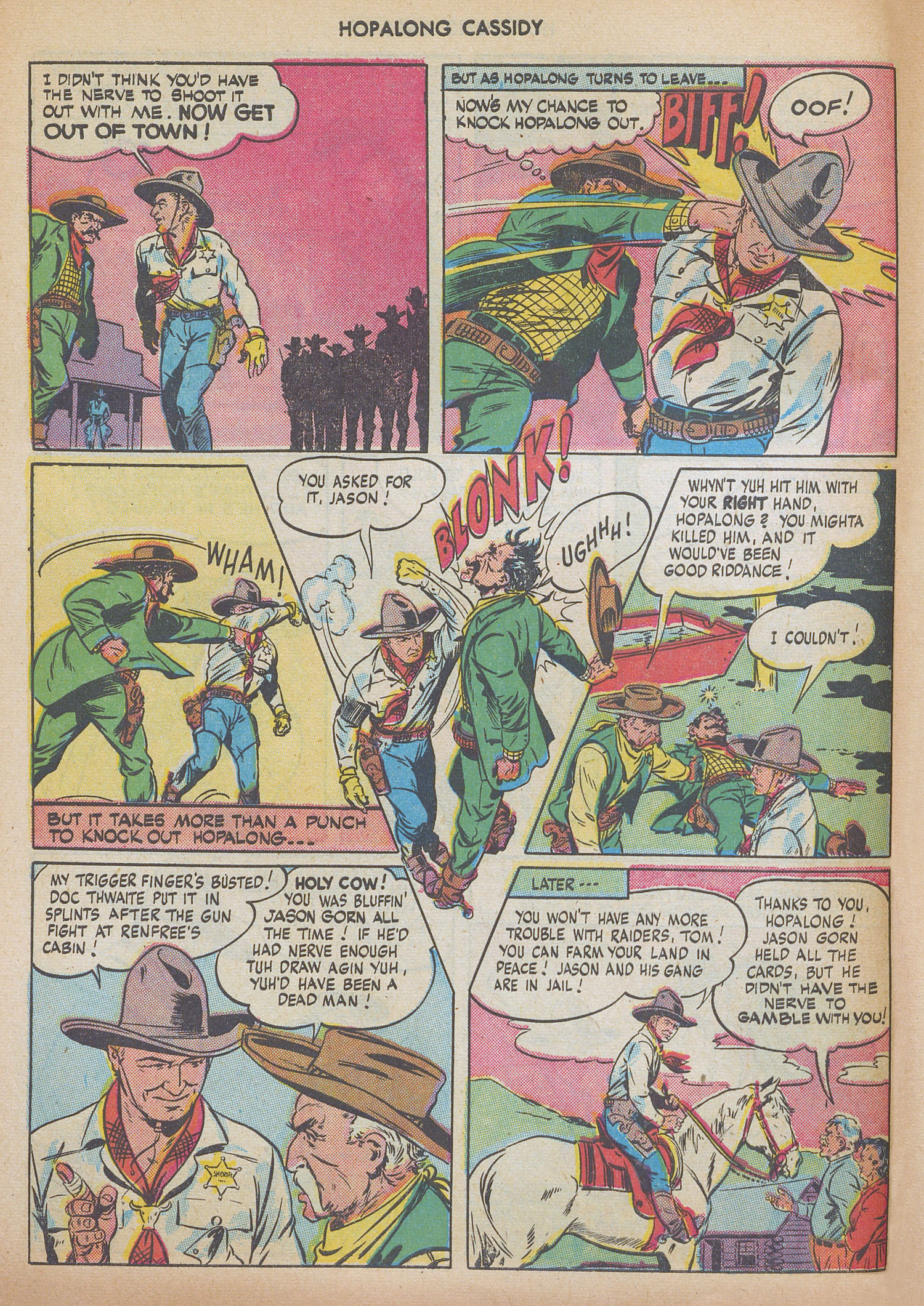 Read online Hopalong Cassidy comic -  Issue #7 - 12