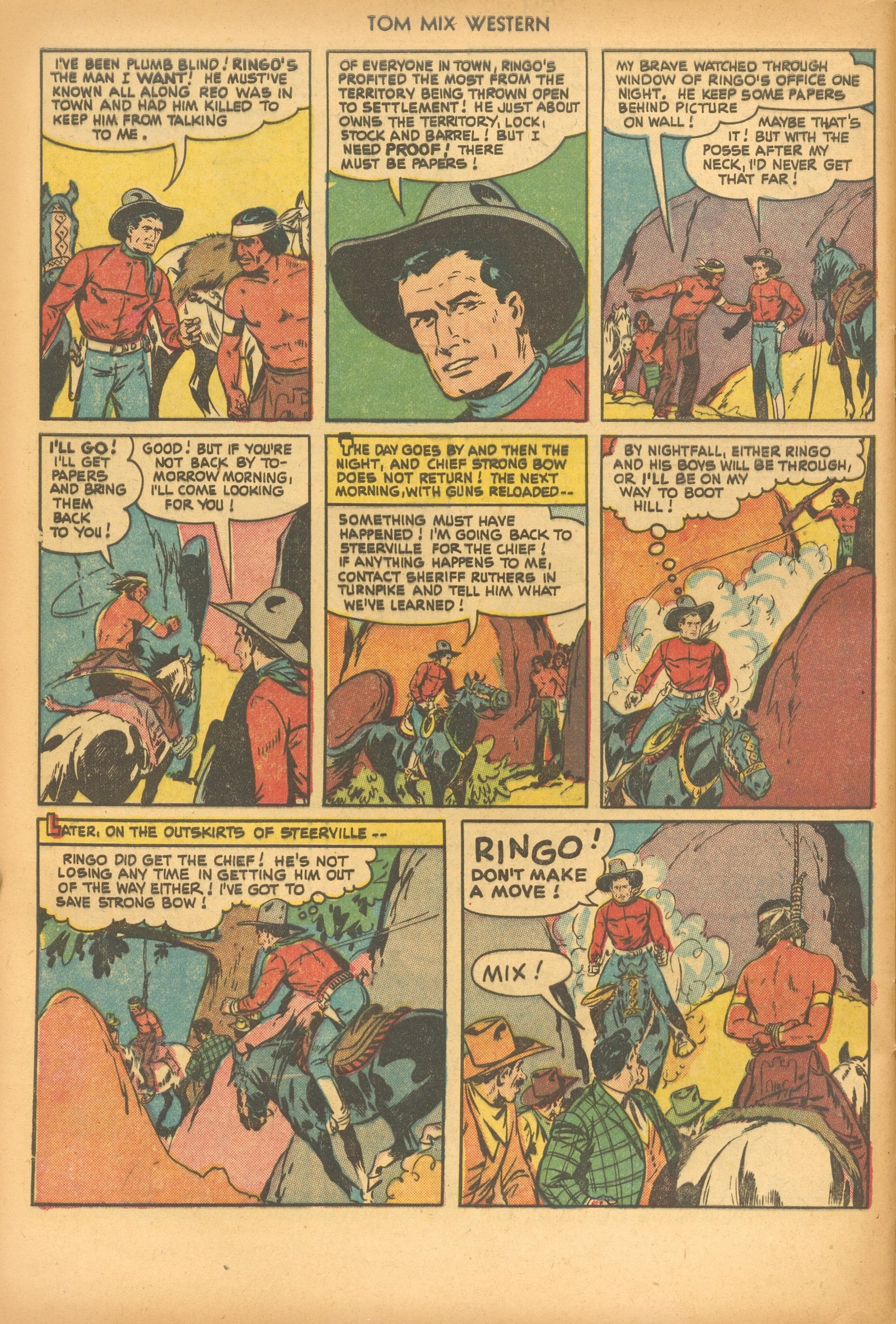 Read online Tom Mix Western (1948) comic -  Issue #46 - 32