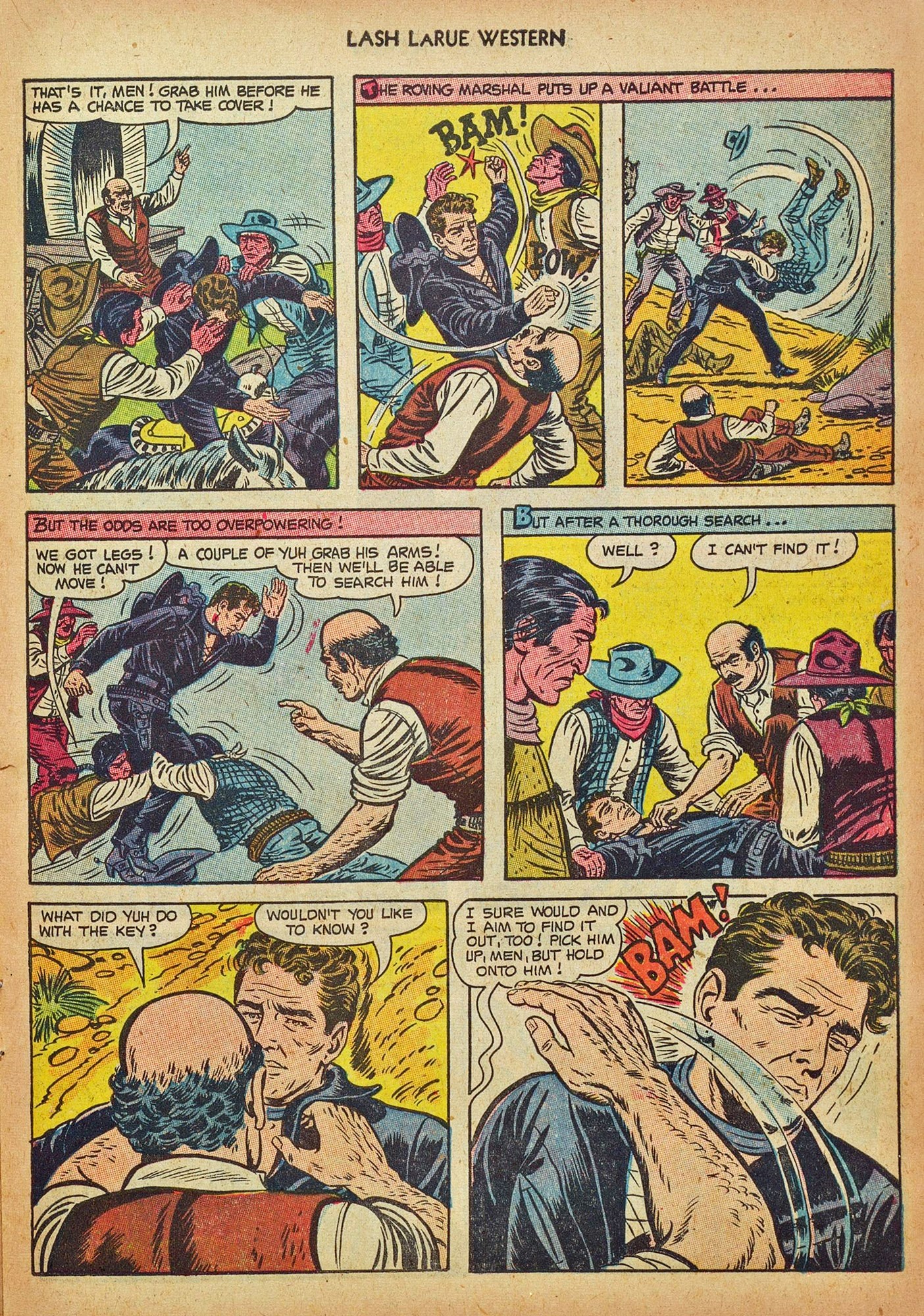 Read online Lash Larue Western (1949) comic -  Issue #44 - 15