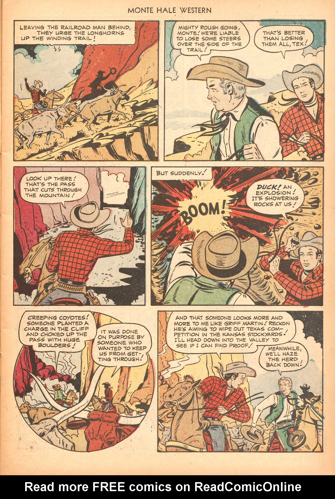 Read online Monte Hale Western comic -  Issue #64 - 7