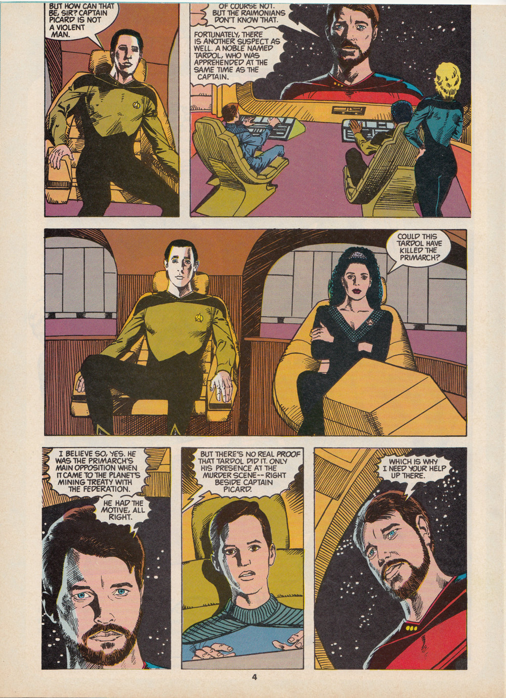Read online Star Trek The Next Generation (1990) comic -  Issue #10 - 4