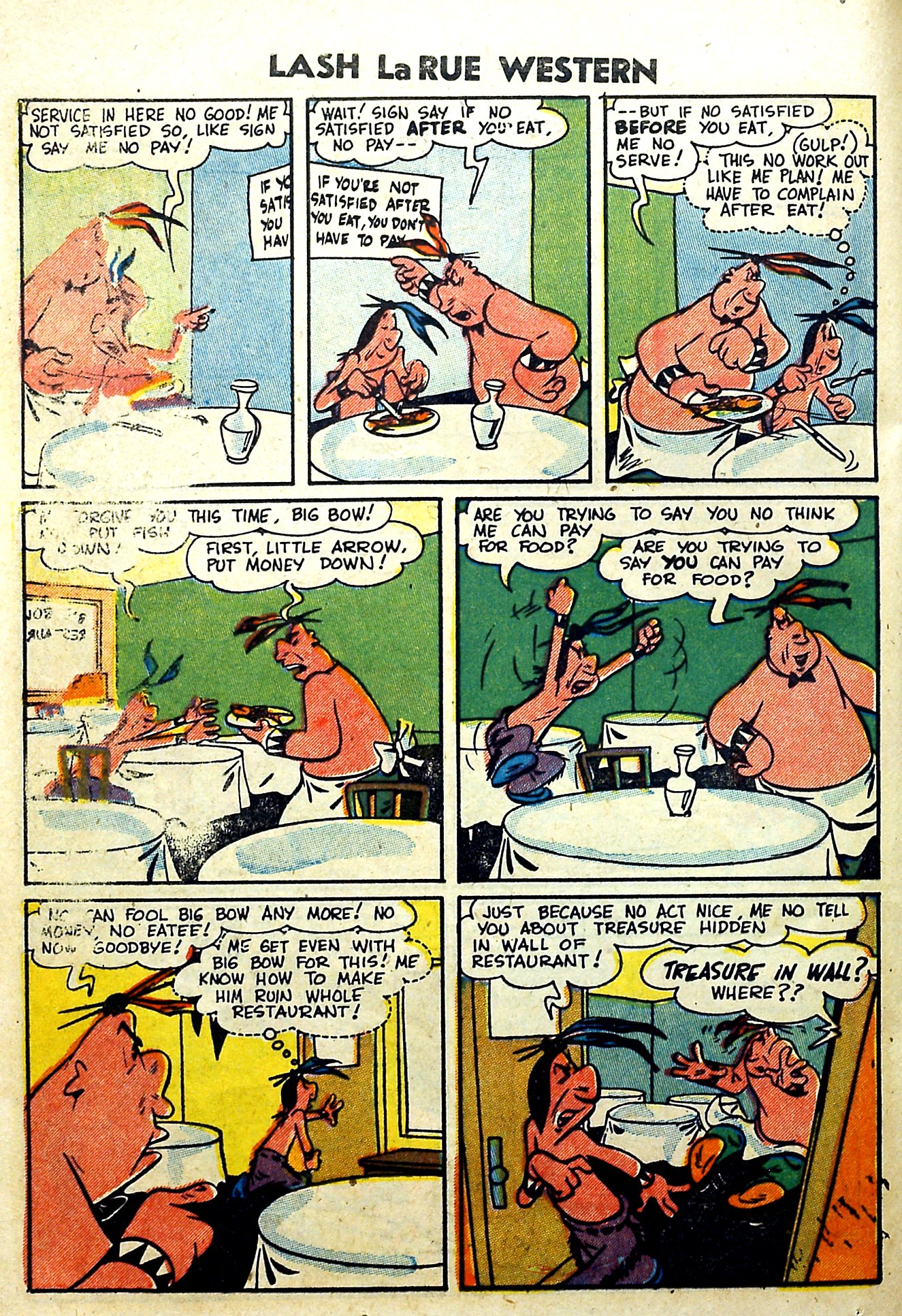 Read online Lash Larue Western (1949) comic -  Issue #51 - 24