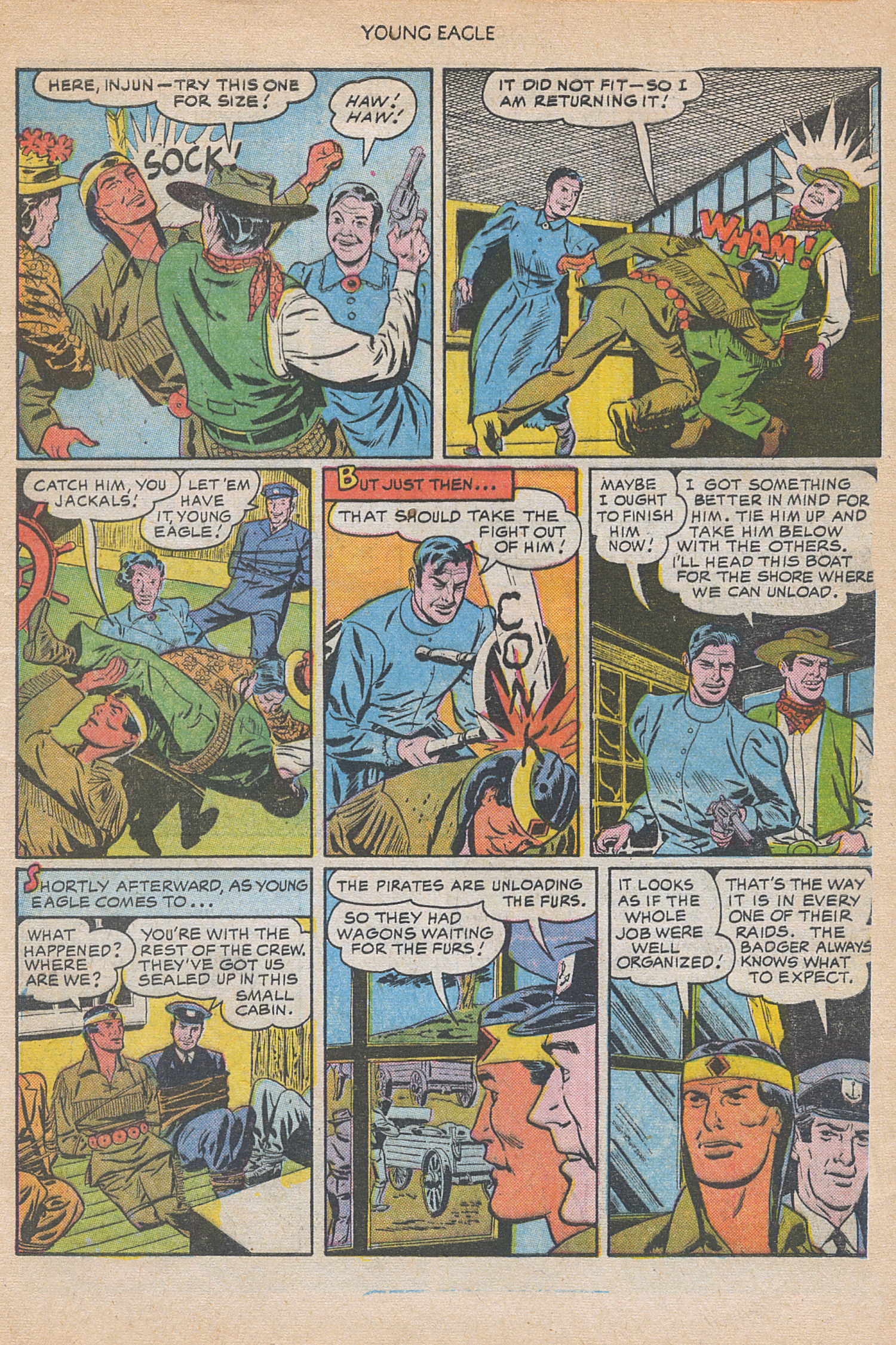 Read online Young Eagle comic -  Issue #5 - 9